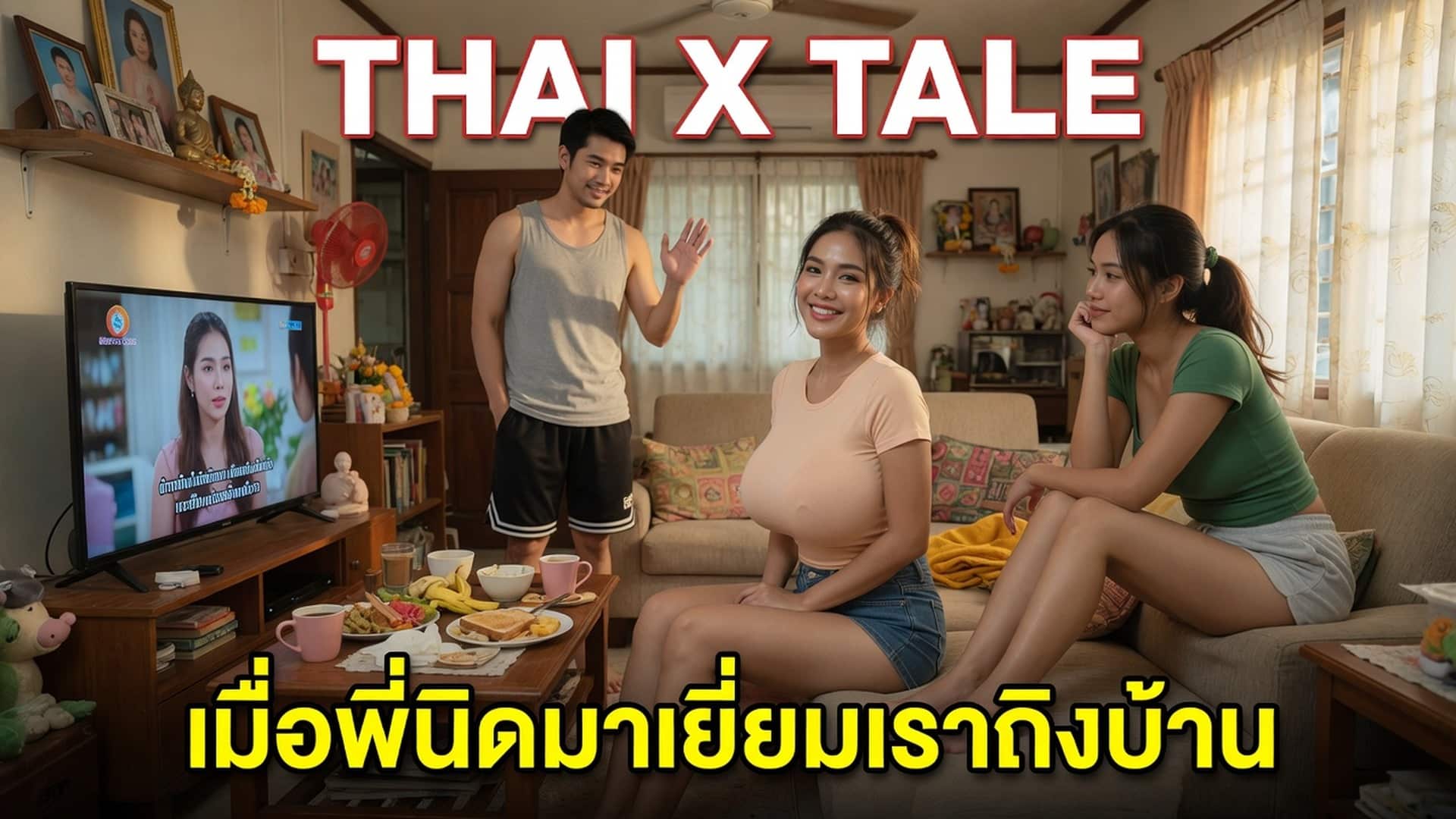 เมื่อพี่นิดมาเยี่ยมเราถึงบ้าน