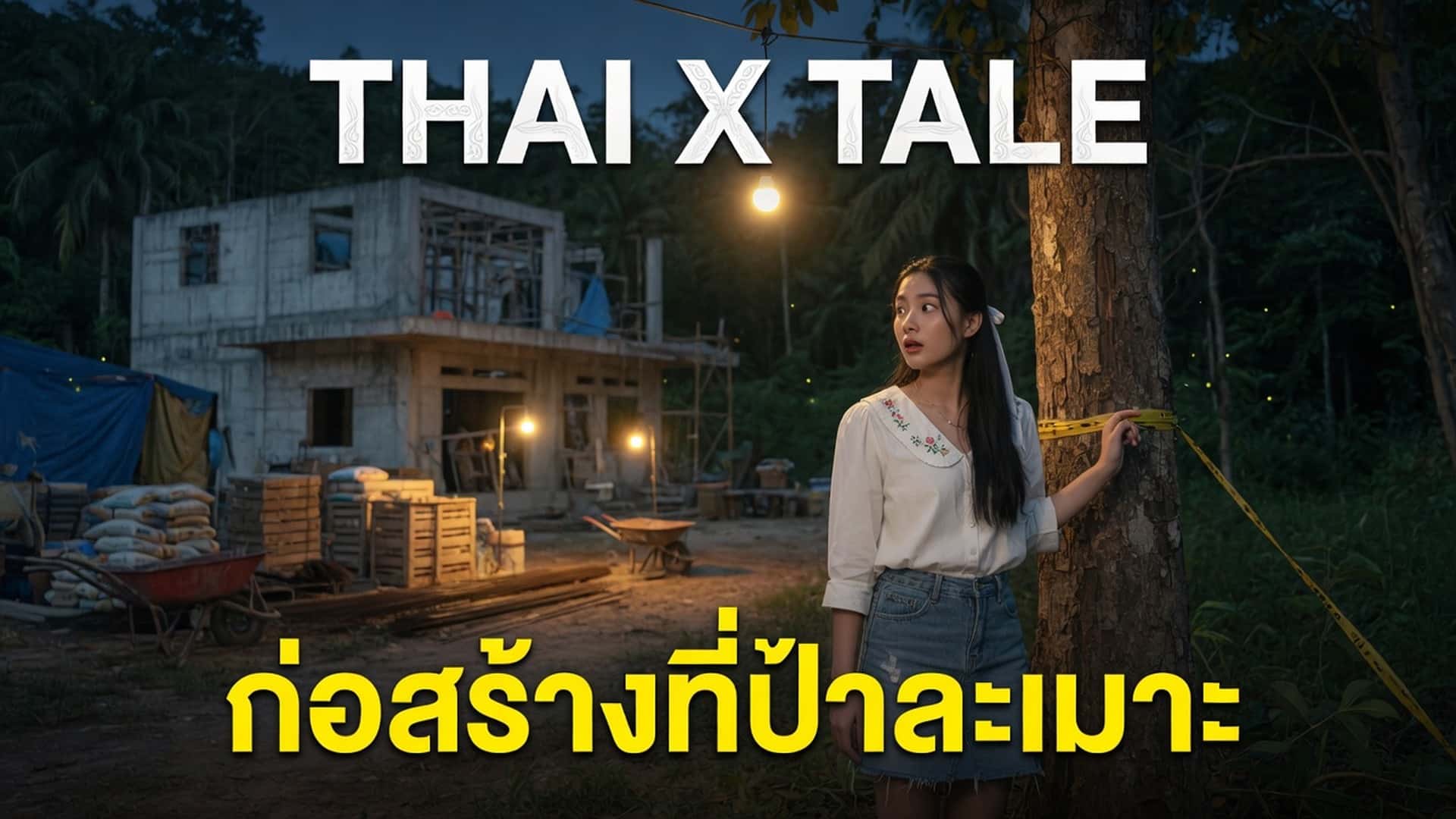 ก่อสร้างควยใหญ่เย็ดหีฉันที่ป่าละเมาะ
