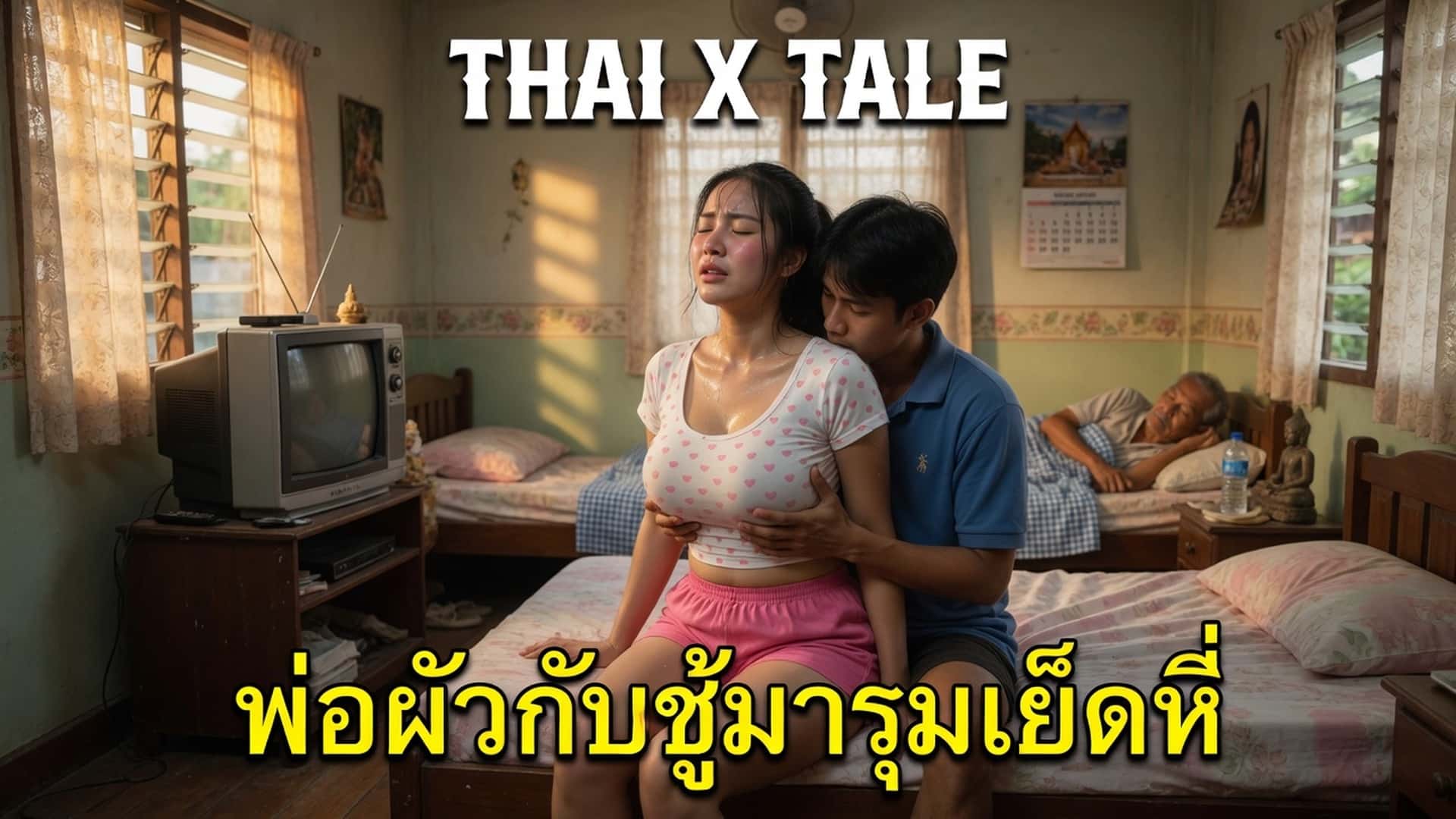 พ่อผัวกับชู้มารุมเย็ดหี
