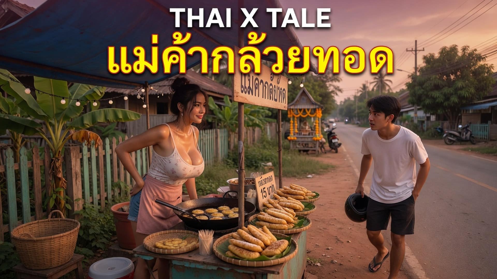 ข่มขืนแม่ค้ากล้วยทอด ขอโทษที พี่เงี่ยนไม่ไหวแล้ว ขอกระแทกหีเน้นๆ หน่อยนะ