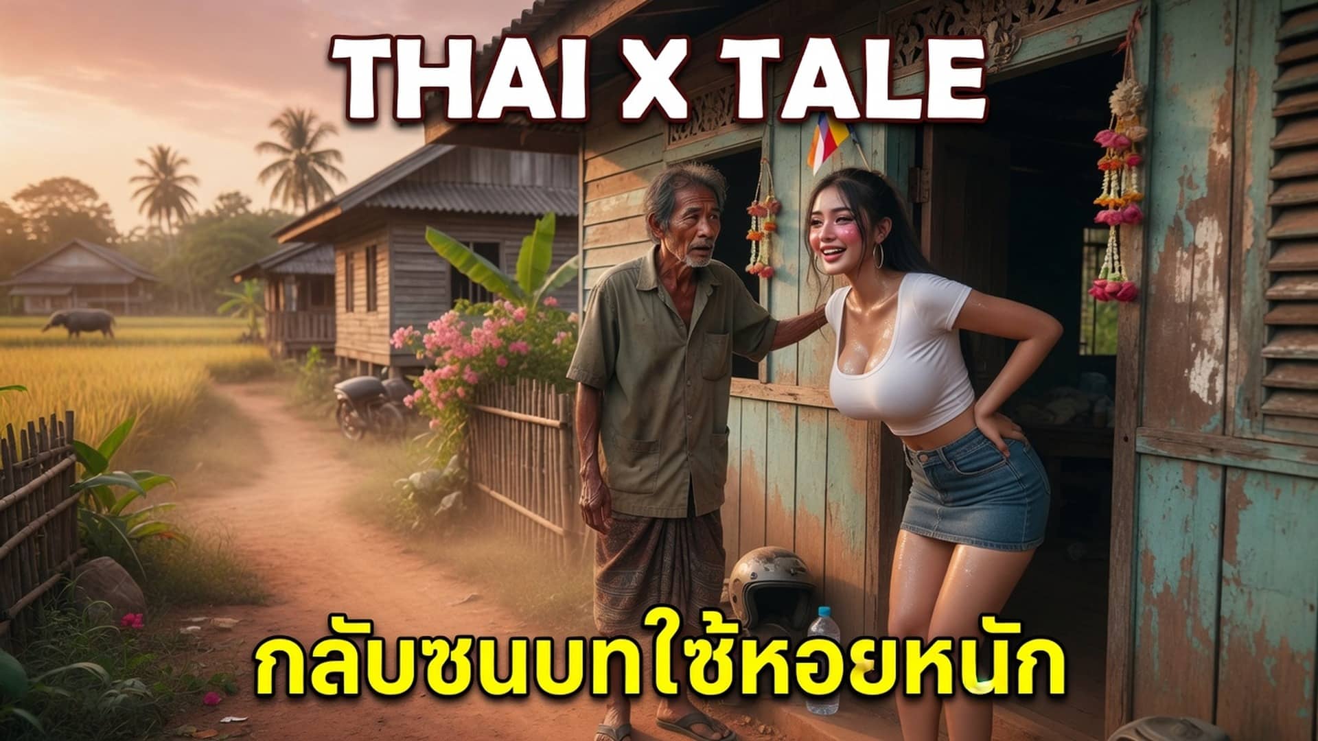 เรื่องเสียว กลับชนบทใช้หอยหนัก | ThaiXTale