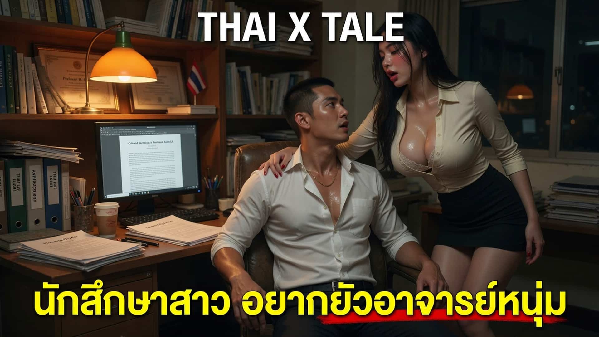 นักศึกษาสาว อยากยั่วอาจารย์หนุ่ม