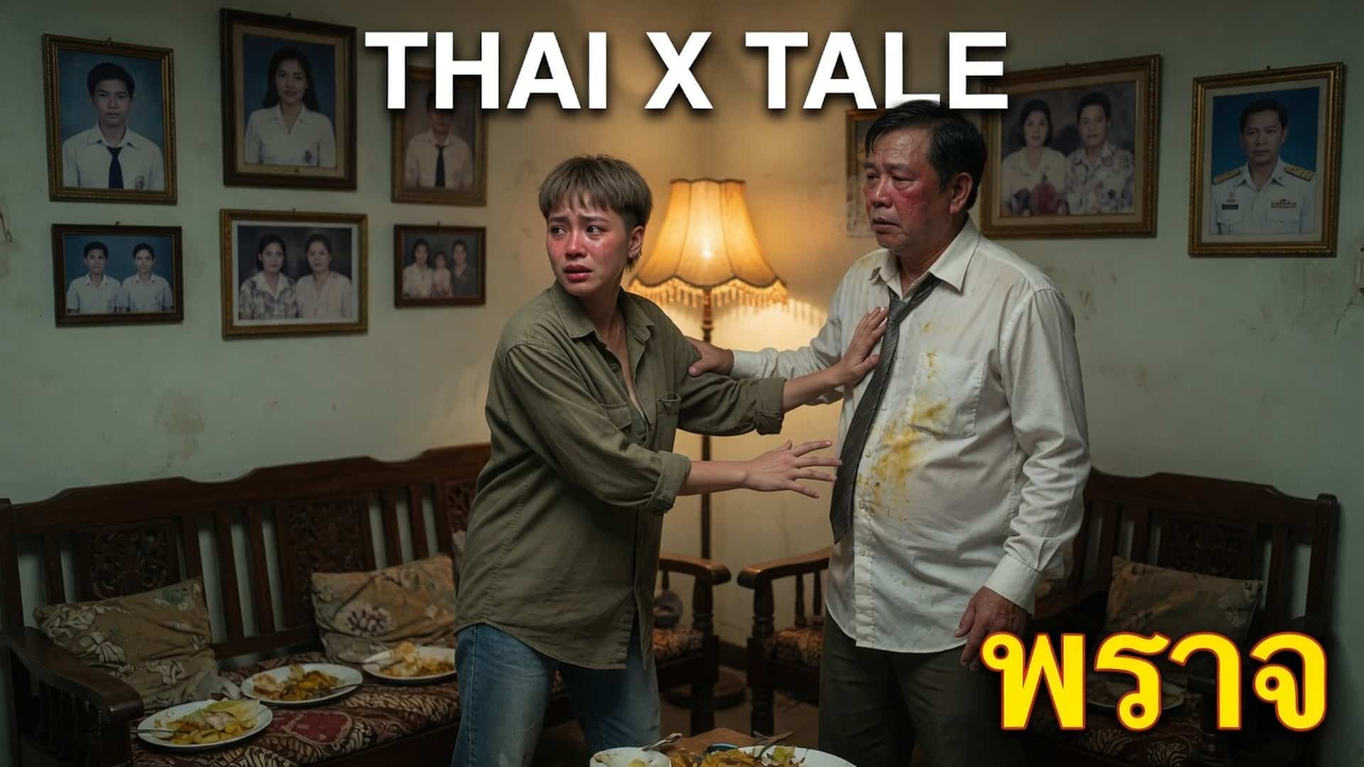 เรื่องเสียว โดนพ่อเย็ดเพราะไม่อยากให้เป็นทอม | ThaiXTale