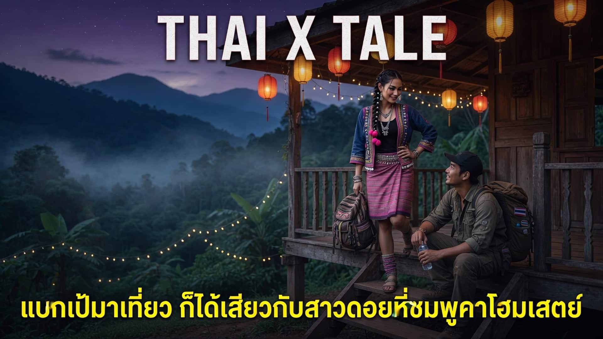แบกเป้มาเที่ยว ก็ได้เสียวกับสาวดอยหีชมพูคาโฮมเสตย์