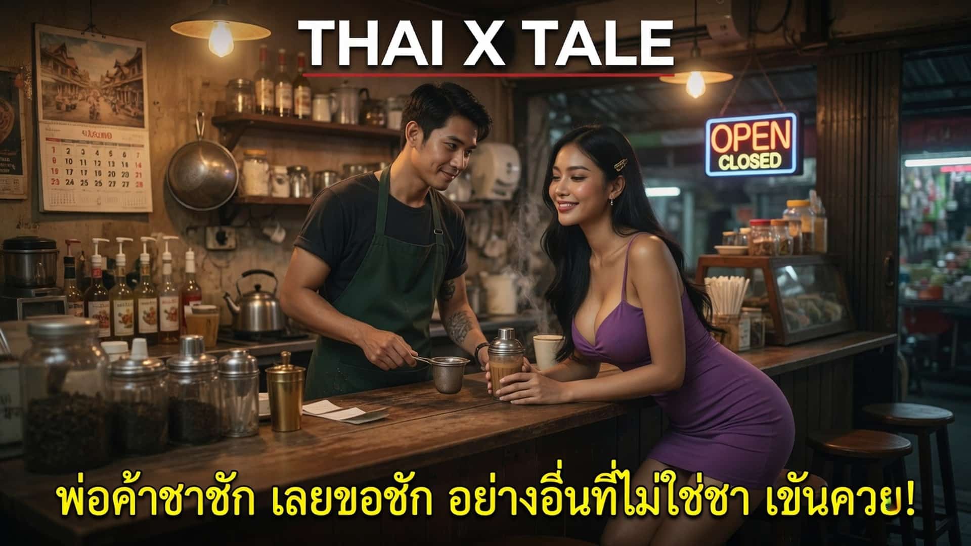 พ่อค้าชาชัก เลยขอชัก อย่างอื่นที่ไม่ใช่ชา เช่นควย!