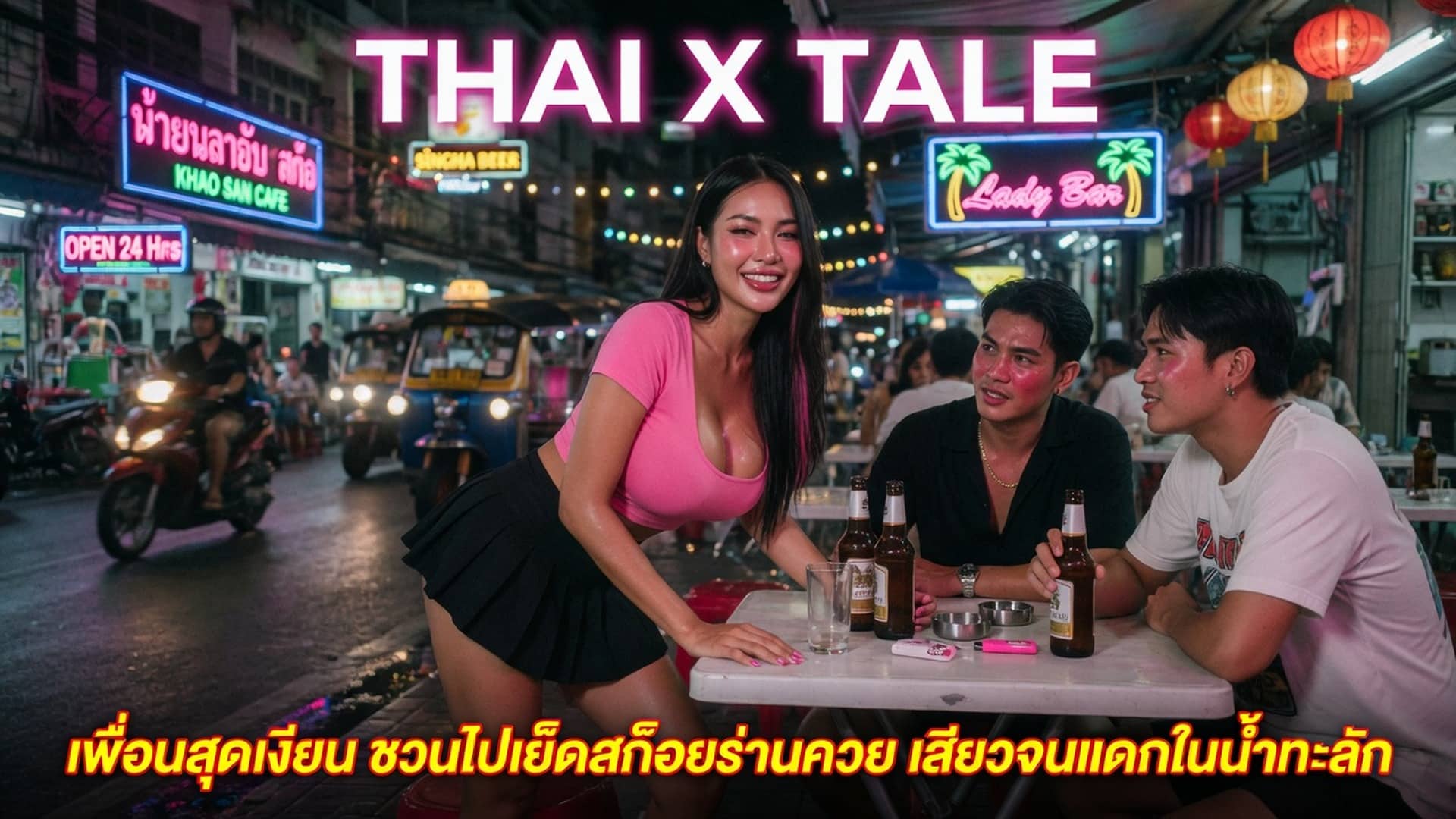 เพื่อนสุดเงี่ยน ชวนไปเย็ดสก๊อยร่านควย เสียวจนแตกในน้ำทะลัก