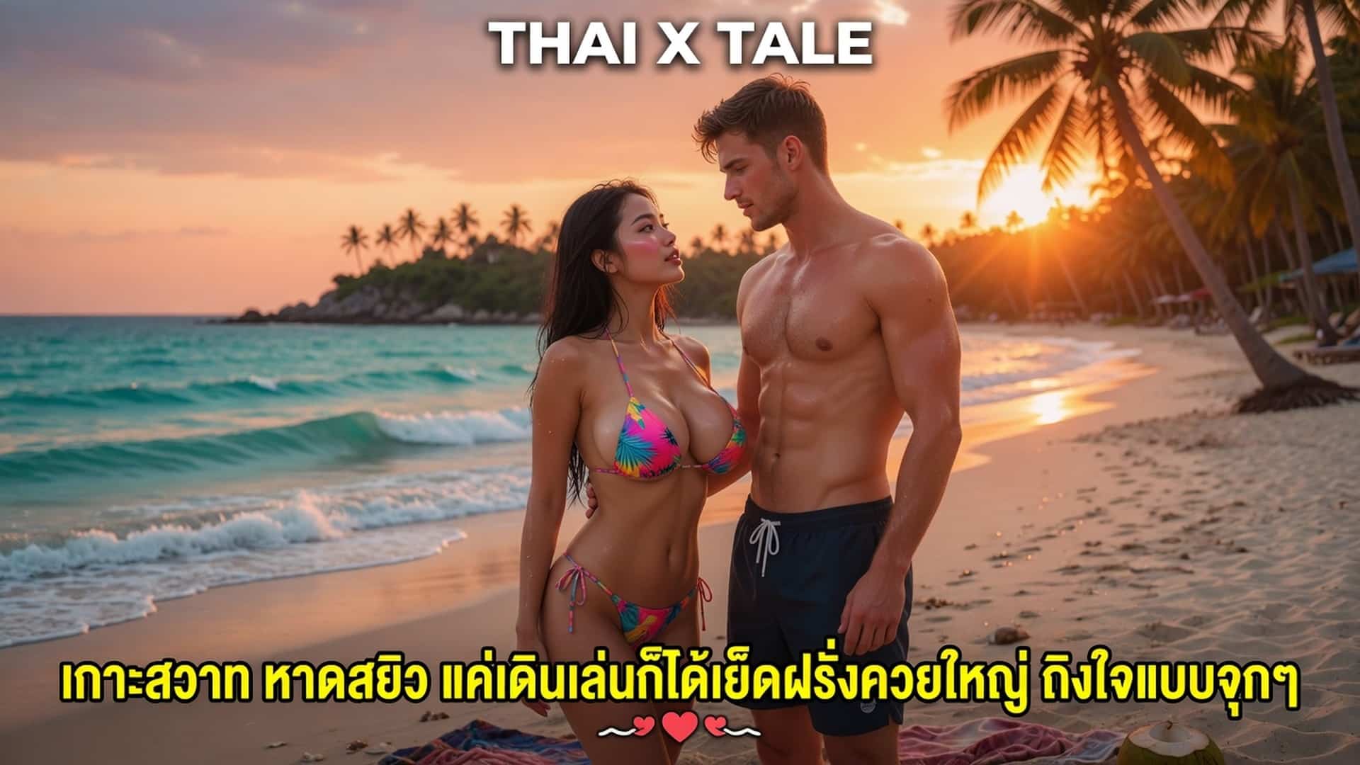เกาะสวาท หาดสยิว แค่เดินเล่นก็ได้เย็ดฝรั่งควยใหญ่ ถึงใจแบบจุกๆ