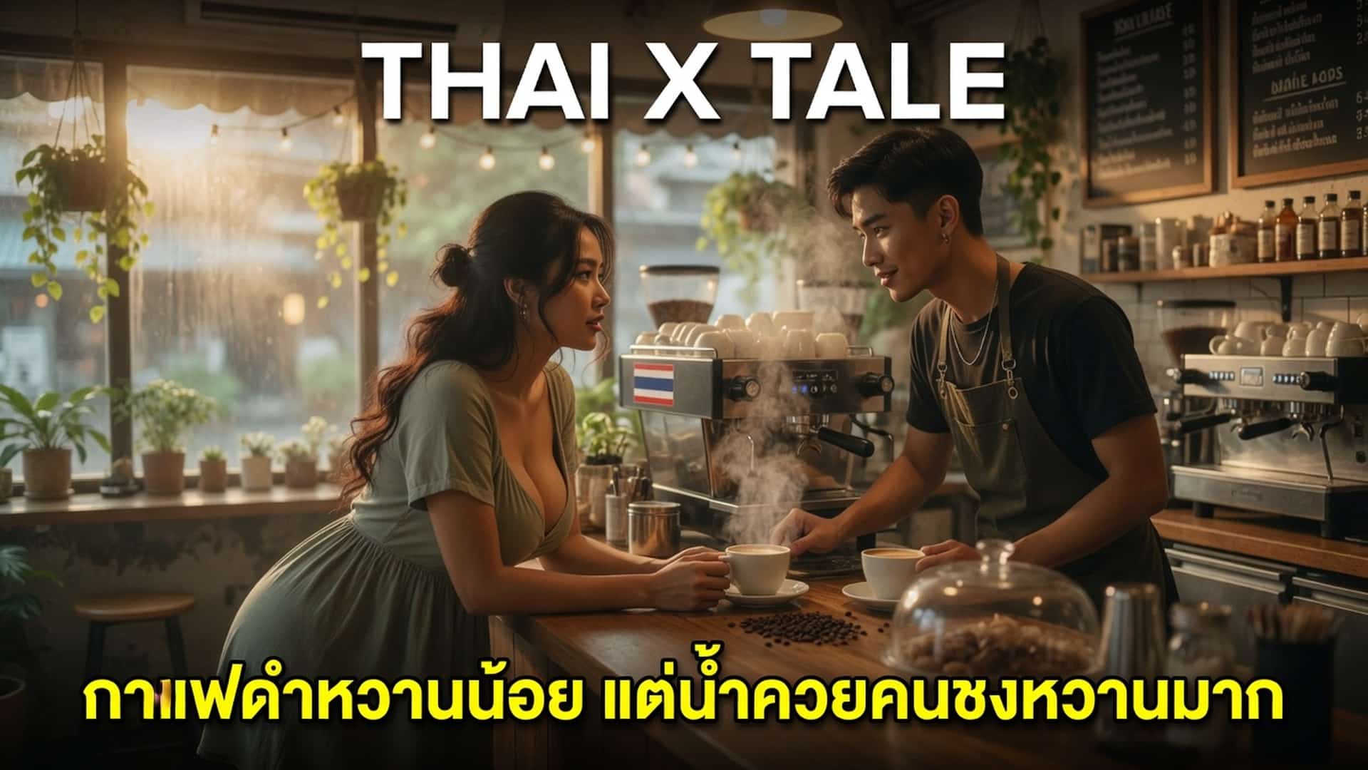 กาแฟดำหวานน้อย แต่น้ำควยคนชงหวานมาก