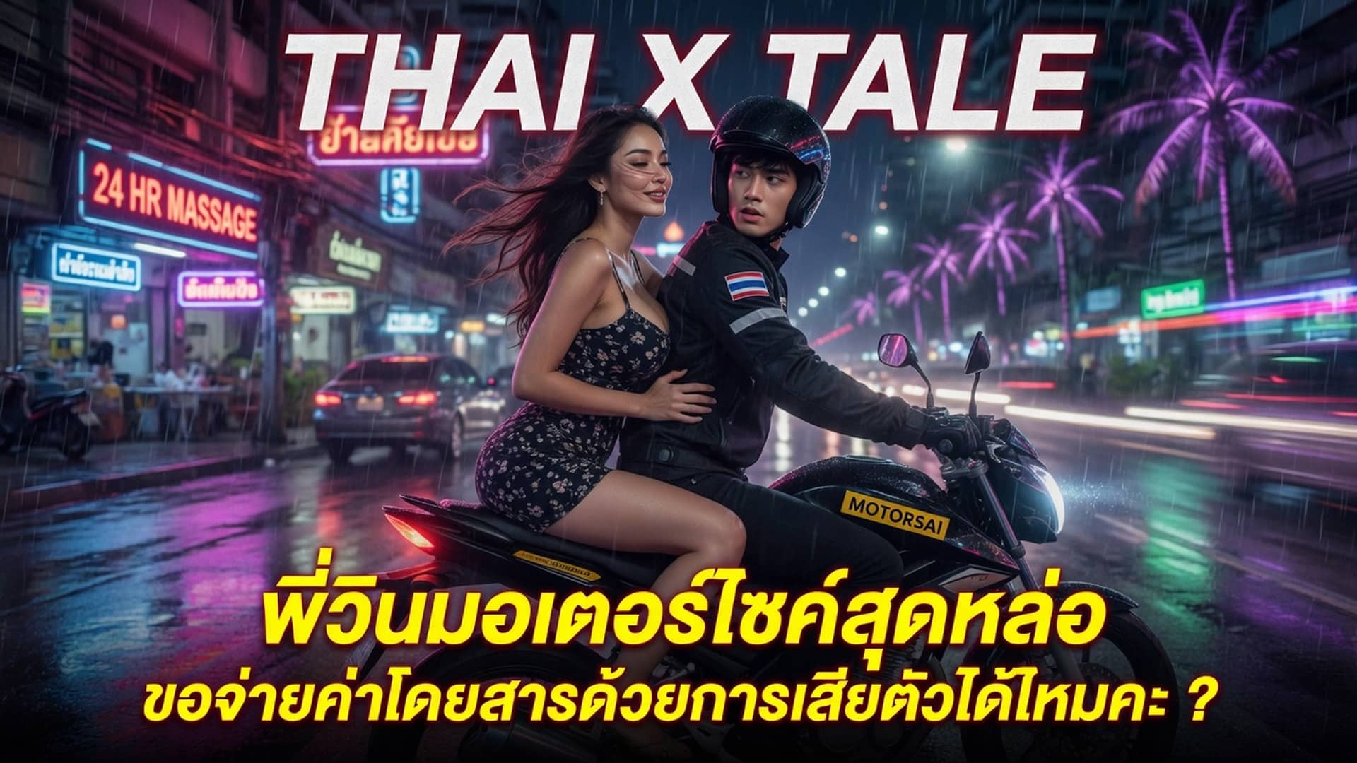 พี่วินมอเตอร์ไซค์สุดหล่อ ขอจ่ายค่าโดยสารด้วยการเสียตัวได้ไหมคะ ?