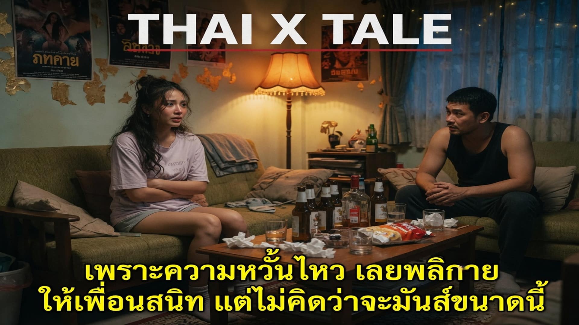 เพราะความหวั่นไหว เลยพลีกาย ให้เพื่อนสนิท แต่ไม่คิดว่าจะมันส์ขนาดนี้
