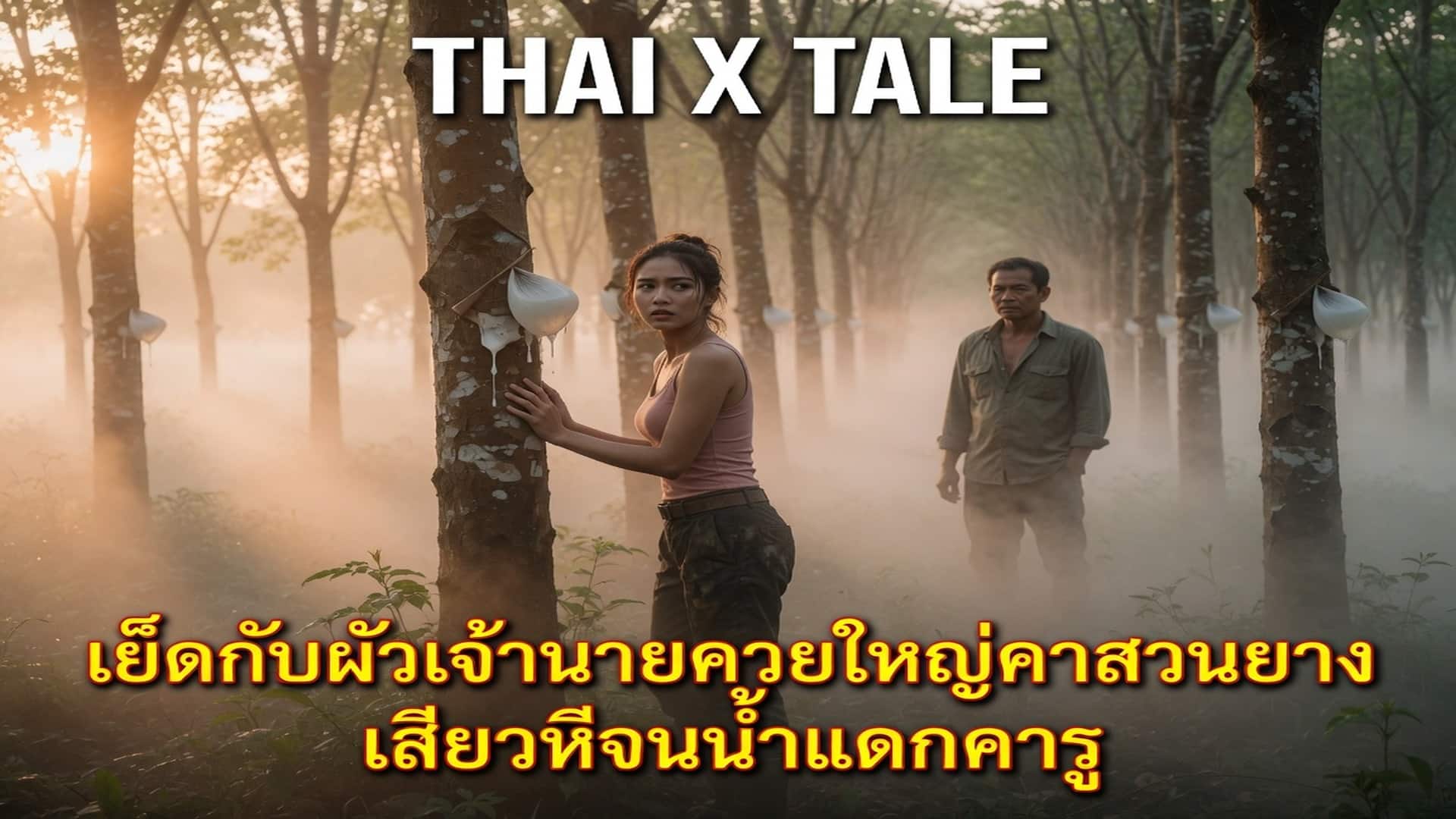 เย็ดกับผัวเจ้านายควยใหญ่คาสวนยาง เสียวหีจนน้ำแตกคารู