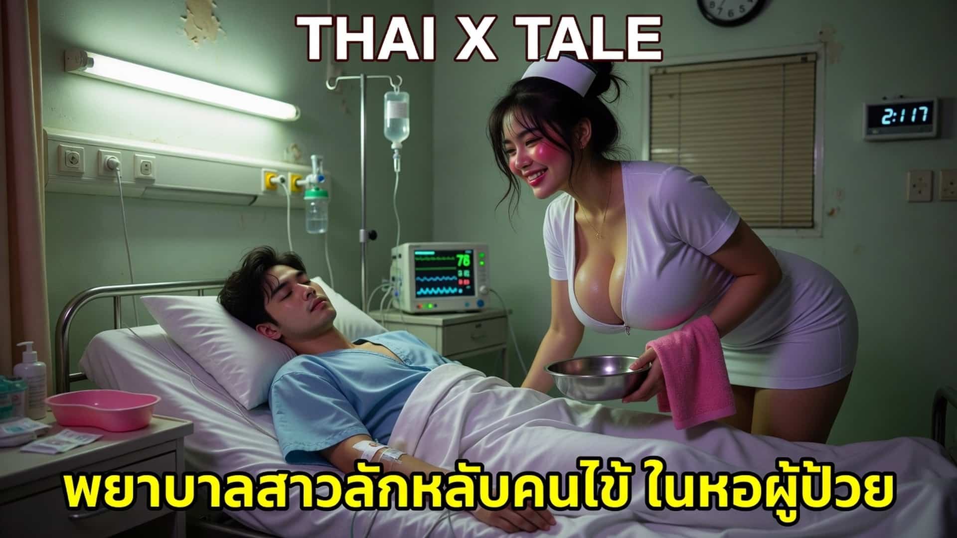 เรื่องเสียว พยาบาลสาวลักหลับคนไข้ ในหอผู้ป่วย | ThaiXTale