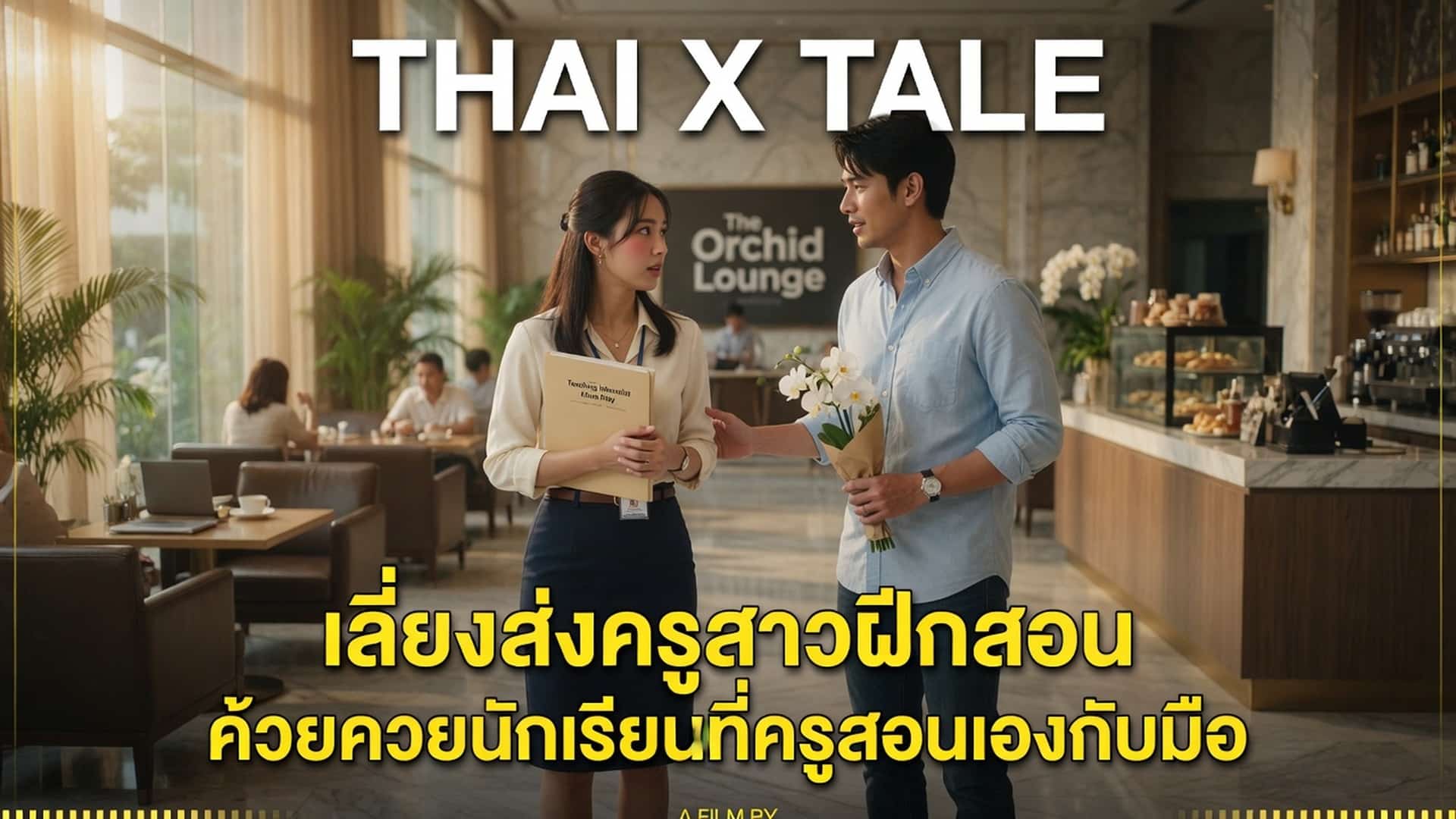 เลี้ยงส่งครูสาวฝึกสอน ด้วยควยนักเรียนที่ครูสอนเองกับมือ