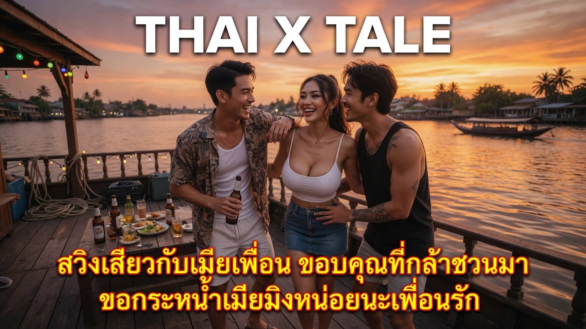 สวิงเสียวกับเมียเพื่อน ขอบคุณที่กล้าชวนมา ขอกระหน่ำเมียมึงหน่อยนะเพื่อนรัก