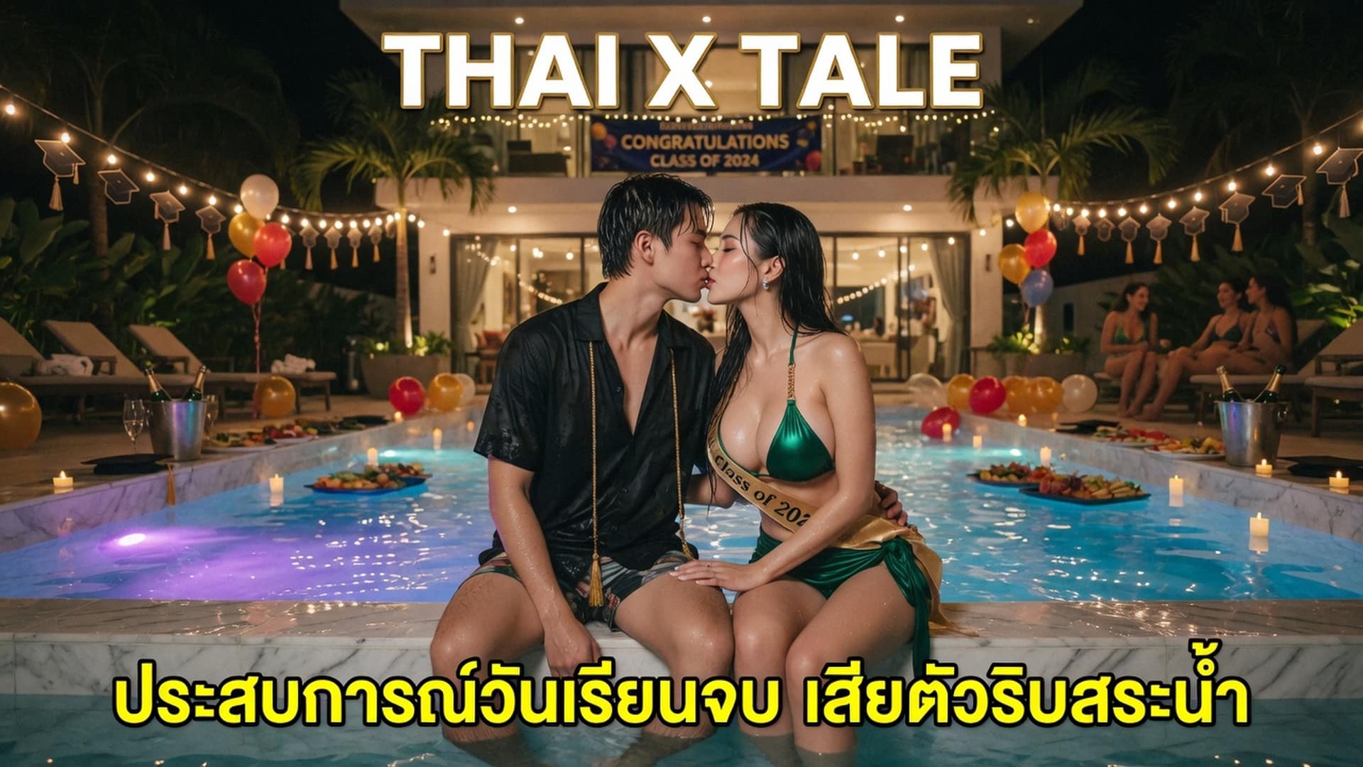 ประสบการณ์วันเรียนจบ เสียตัวริมสระน้ำ