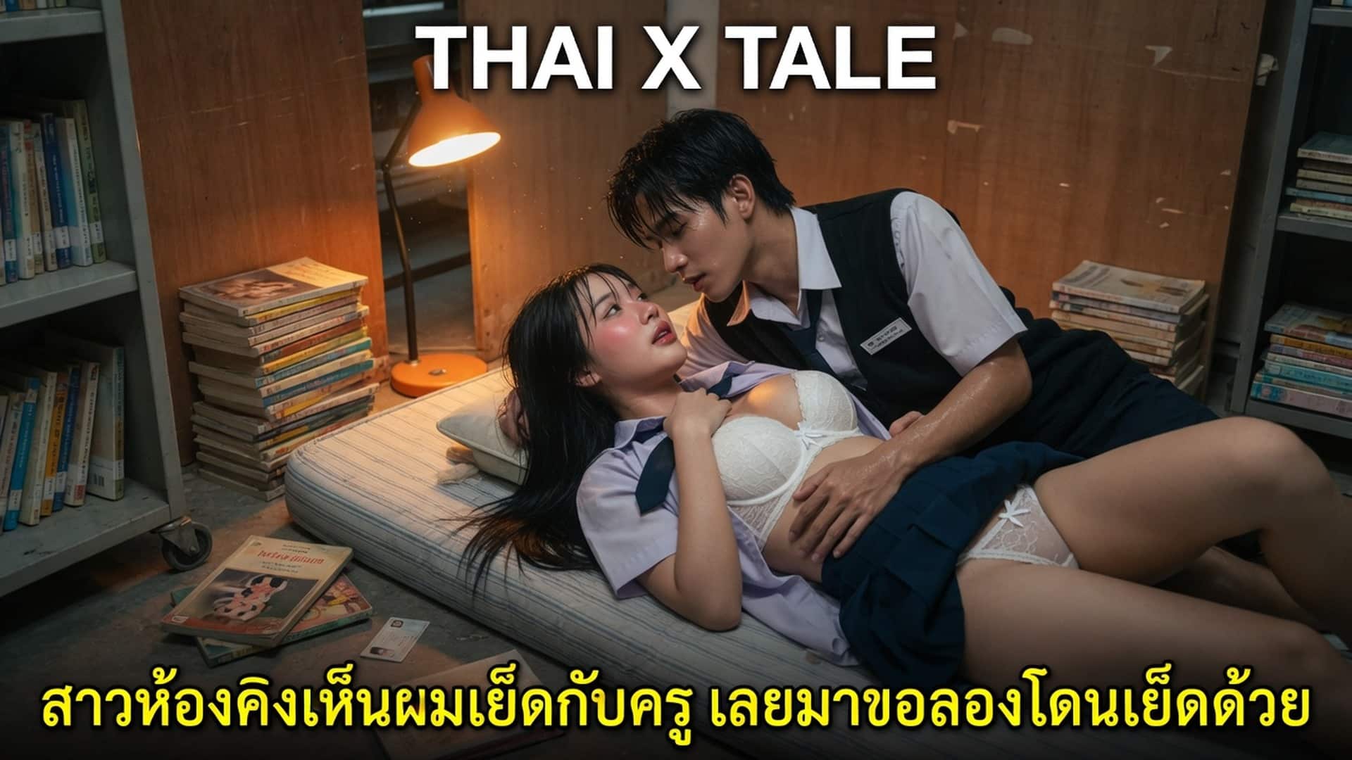 สาวห้องคิงเห็นผมเย็ดกับครู เลยมาขอลองโดนเย็ดด้วย