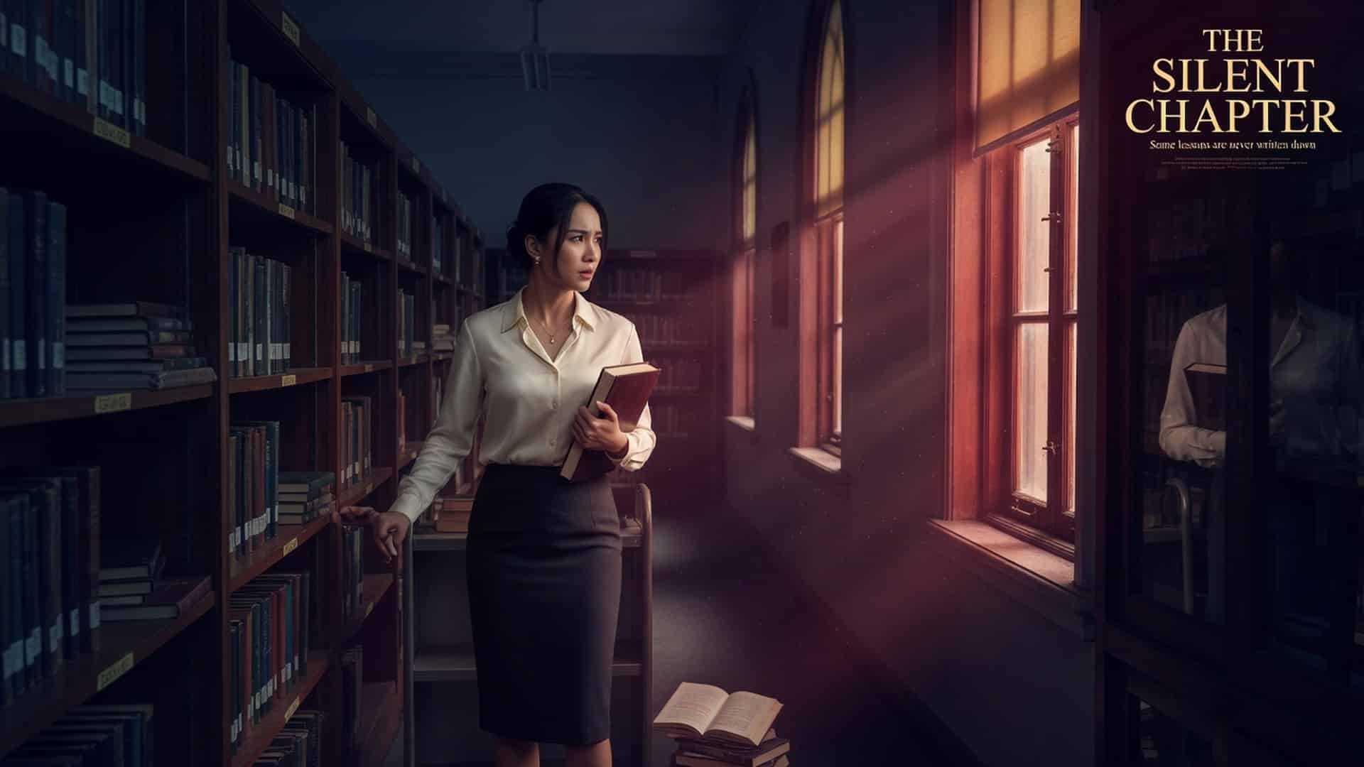 เมื่อผมได้เย็ดครู ที่กำลังเงี่ยนสุดๆ ในห้องสมุด