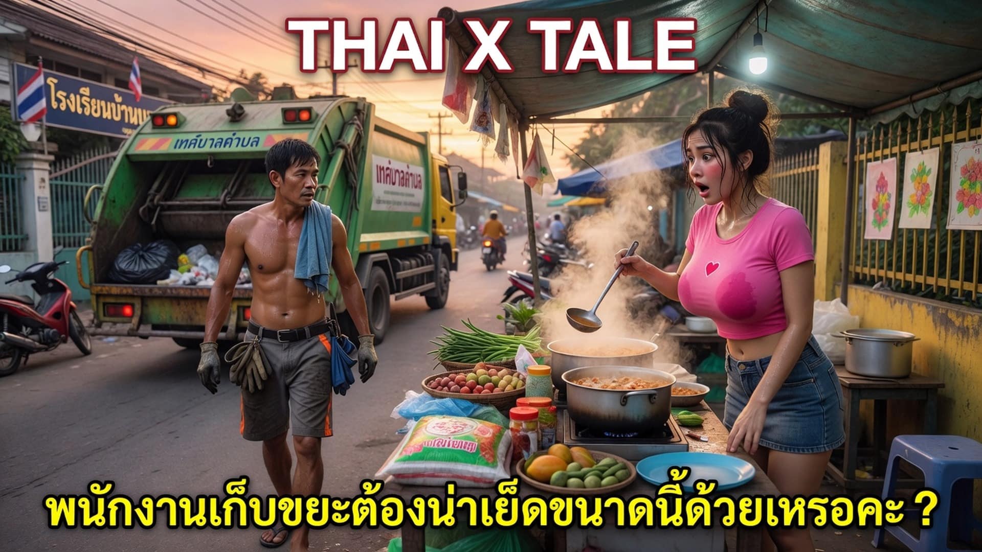 พนักงานเก็บขยะต้องน่าเย็ดขนาดนี้ด้วยเหรอคะ ?