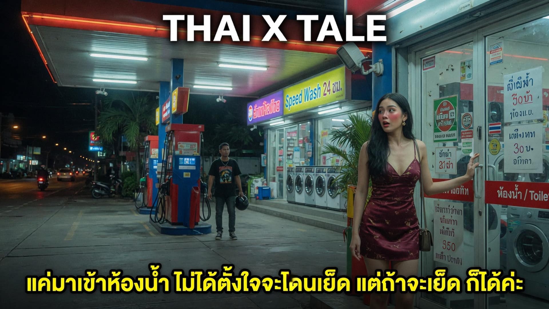 แค่มาเข้าห้องน้ำ ไม่ได้ตั้งใจจะโดนเย็ด แต่ถ้าจะเย็ด ก็ได้ค่ะ