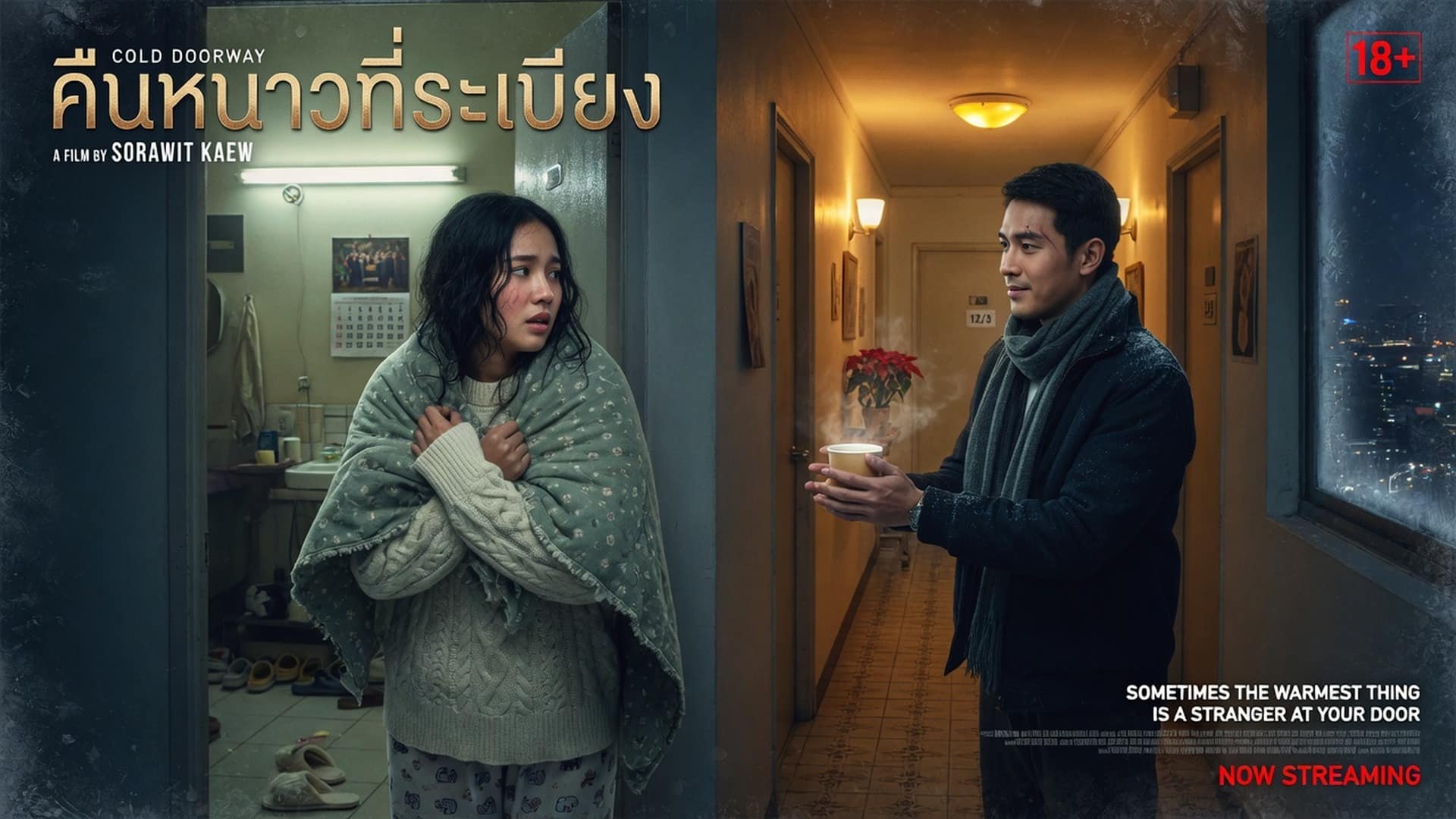 หนาวปุ๊บ เย็ดปั๊บ พี่ชายข้างห้องควยใหญ่แถมใจดี