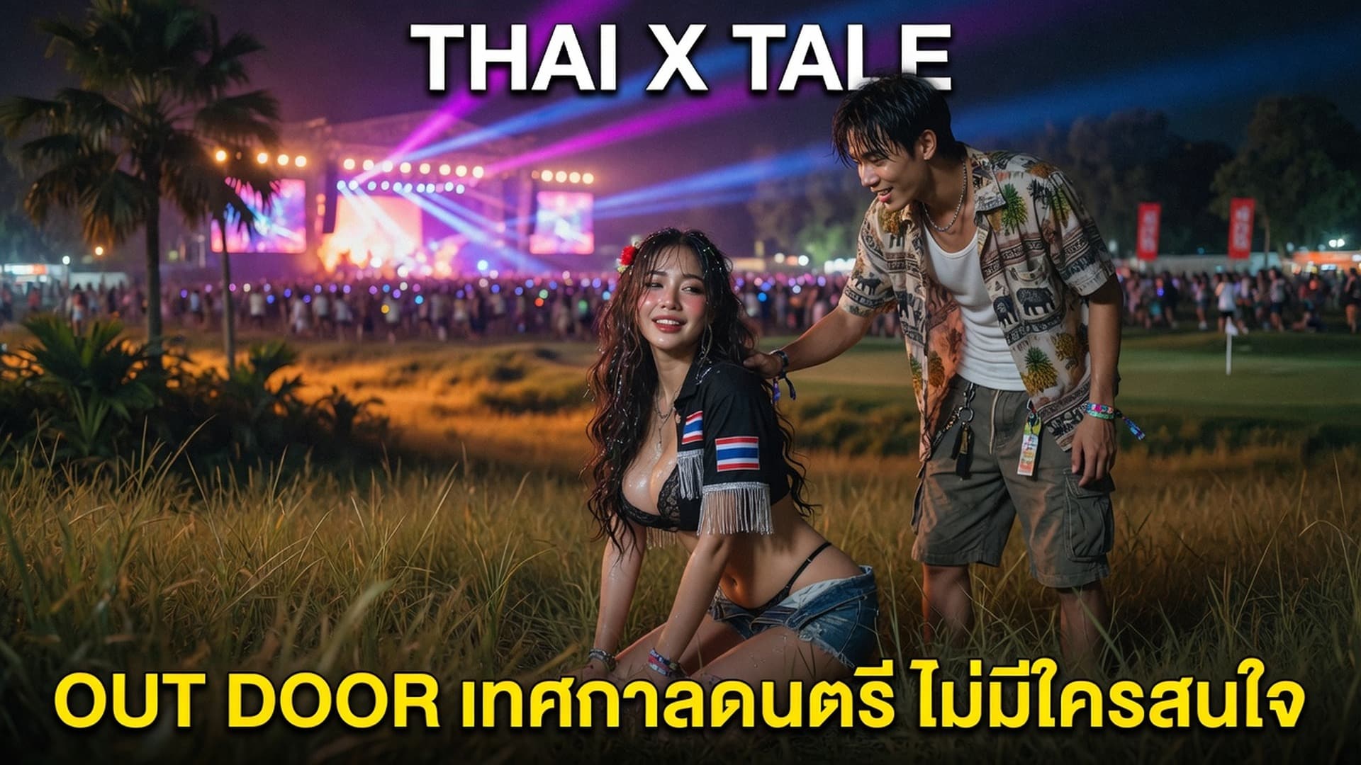 OUT DOOR เทศกาลดนตรี ไม่มีใครสนใจ เย็ดกันสบายเลยทีเดียว