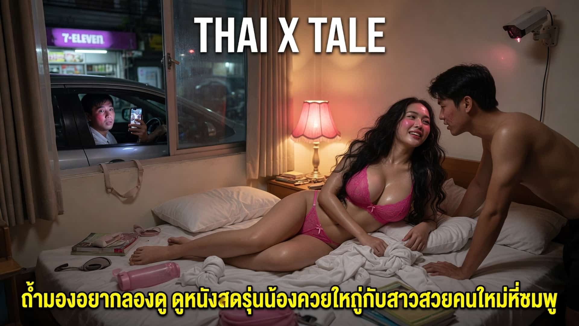 ถ้ำมองอยากลองดู ดูหนังสดรุ่นน้องควยใหญ่กับสาวสวยคนใหม่หีชมพู