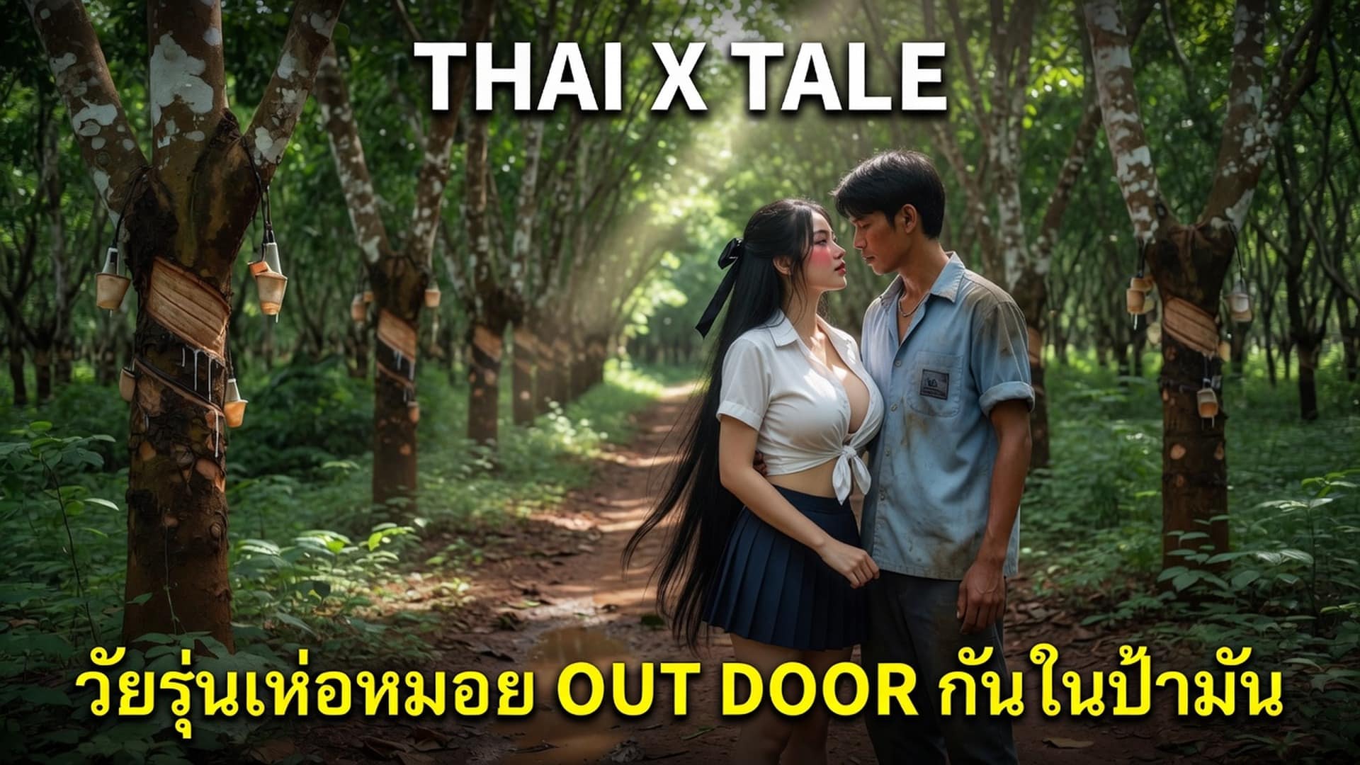 วัยรุ่นเห่อหมอย OUT DOOR กันในป่ามัน