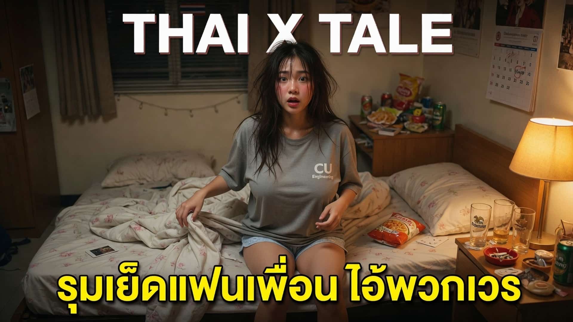 เรื่องเสียว รุมเย็ดแฟนเพื่อน ไอ้พวกเวร | ThaiXTale