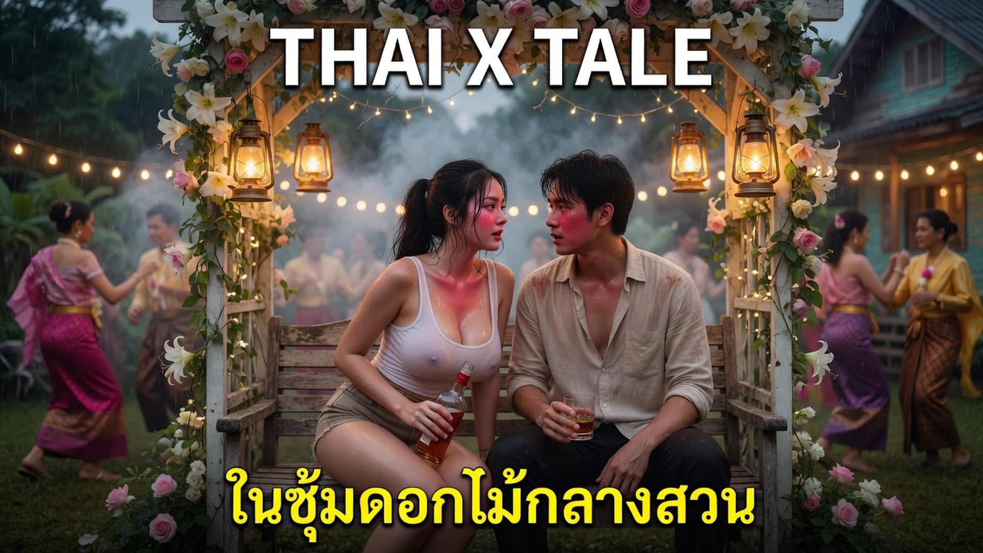 เรื่องเสียว ในซุ้มดอกไม้กลางสวน | ThaiXTale