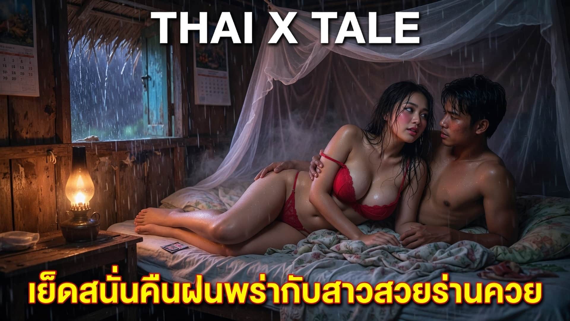 เรื่องเสียว เย็ดสนั่นคืนฝนพรำกับสาวสวยร่านควย | ThaiXTale