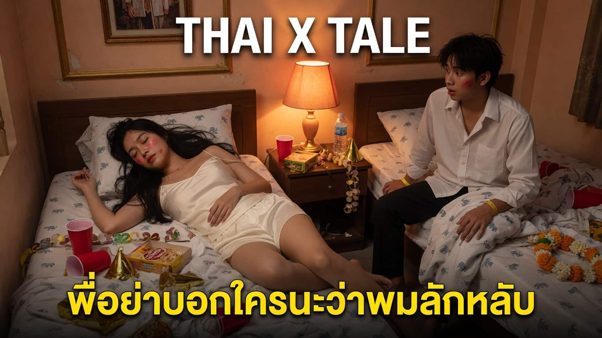 เรื่องเสียว พี่อย่าบอกใครนะว่าผมลักหลับ | ThaiXTale