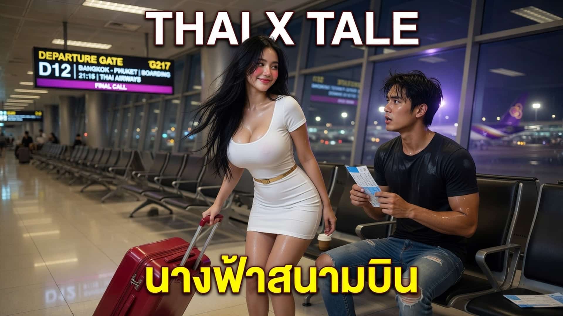 เรื่องเสียว นางฟ้าสนามบิน | ThaiXTale