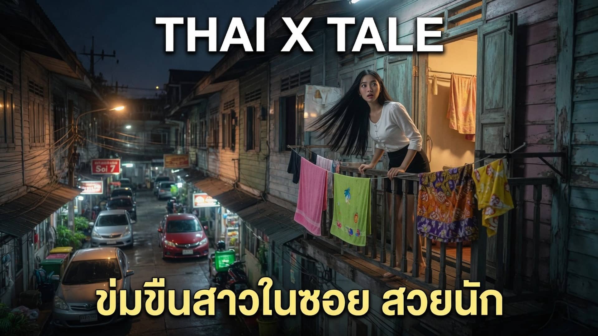 เรื่องเสียว ข่มขืนสาวในซอย สวยนัก | ThaiXTale