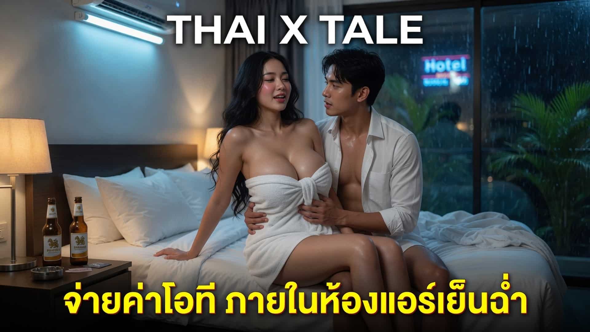 เรื่องเสียว จ่ายค่าโอที ภายในห้องแอร์เย็นฉ่ำ | ThaiXTale