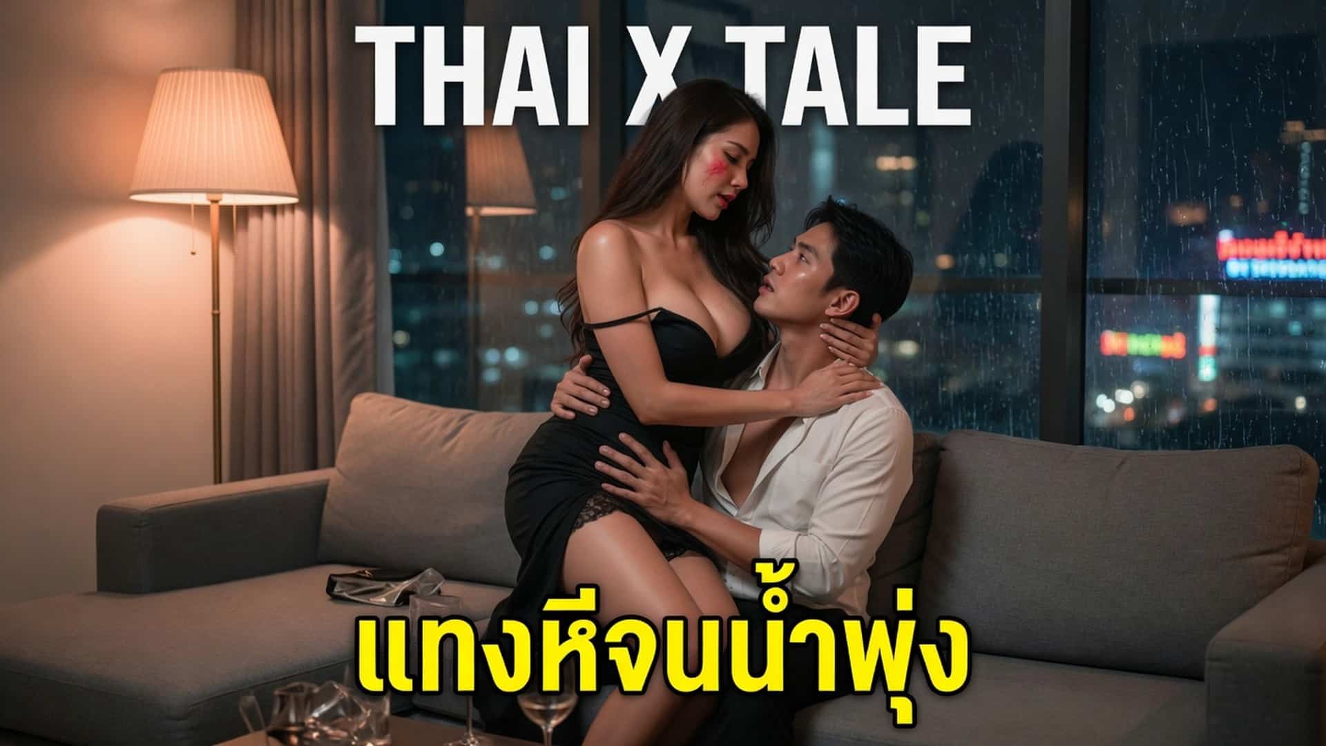 เรื่องเสียว แทงหีจนน้ำพุ่ง | ThaiXTale