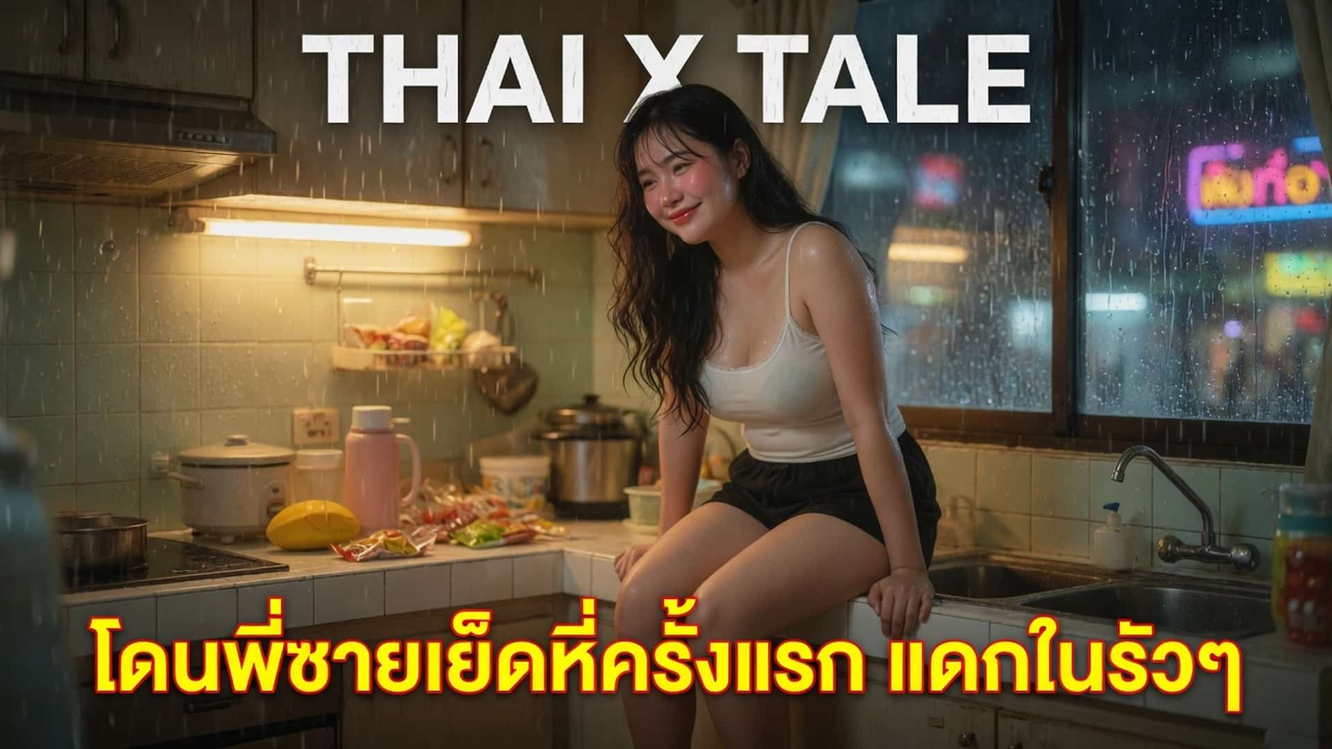 เรื่องเสียว โดนพี่ชายเย็ดหีครั้งแรก แตกในรัวๆ | ThaiXTale