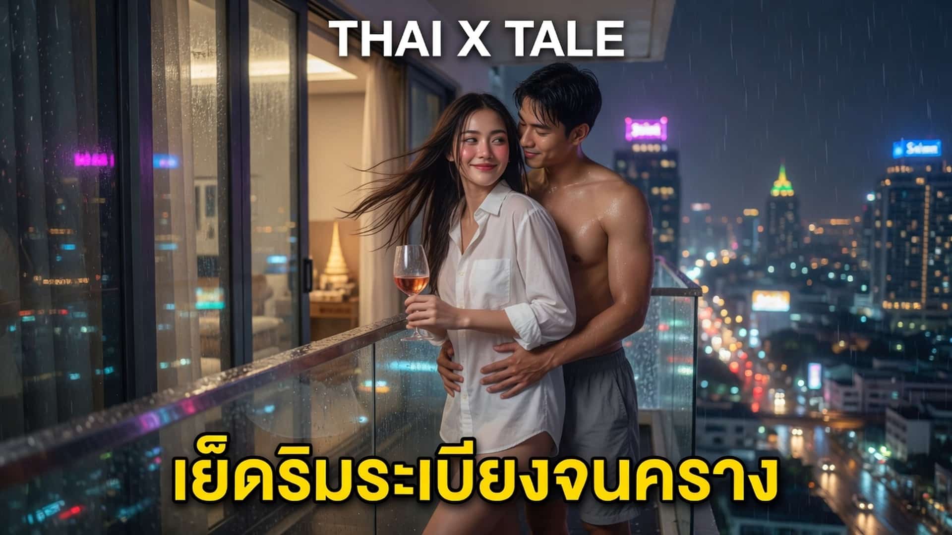เรื่องเสียว เย็ดริมระเบียงจนคราง | ThaiXTale