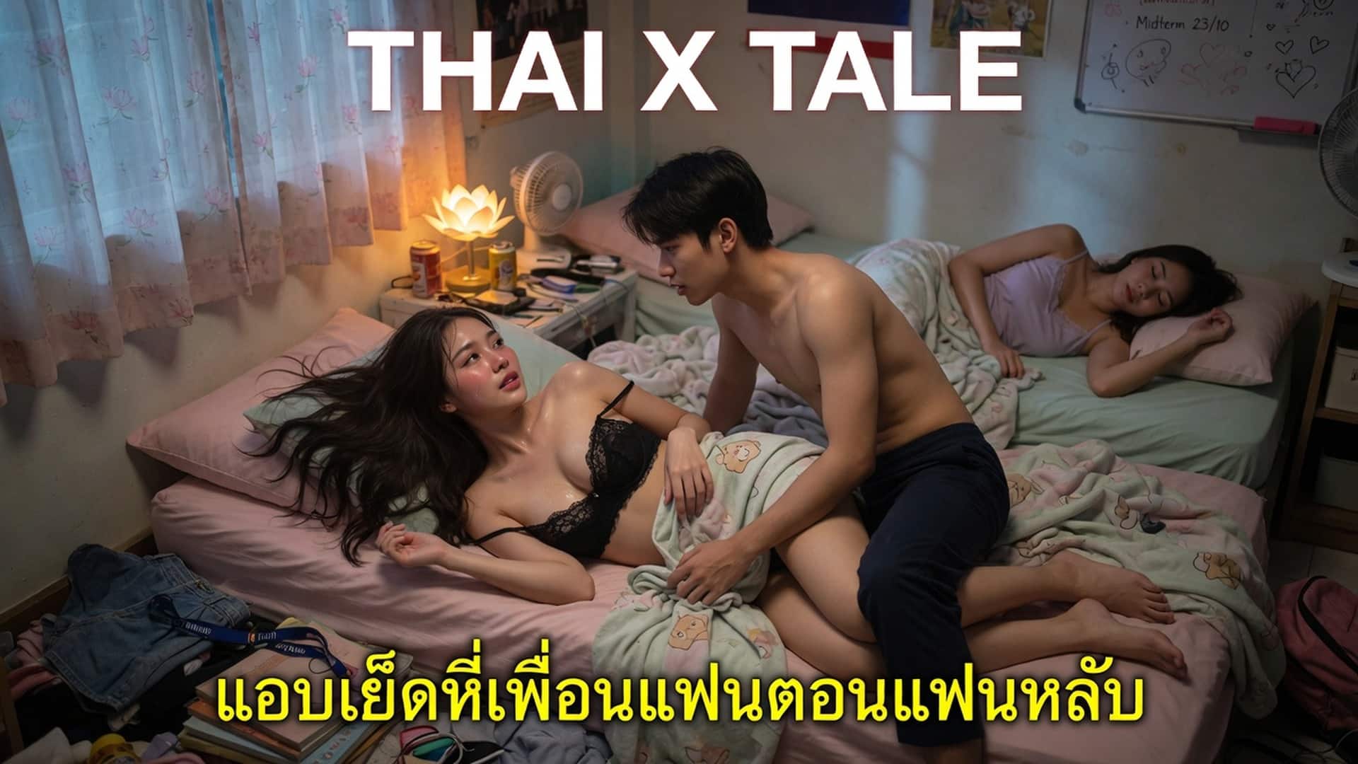 แอบเย็ดหีเพื่อนแฟนตอนแฟนหลับ