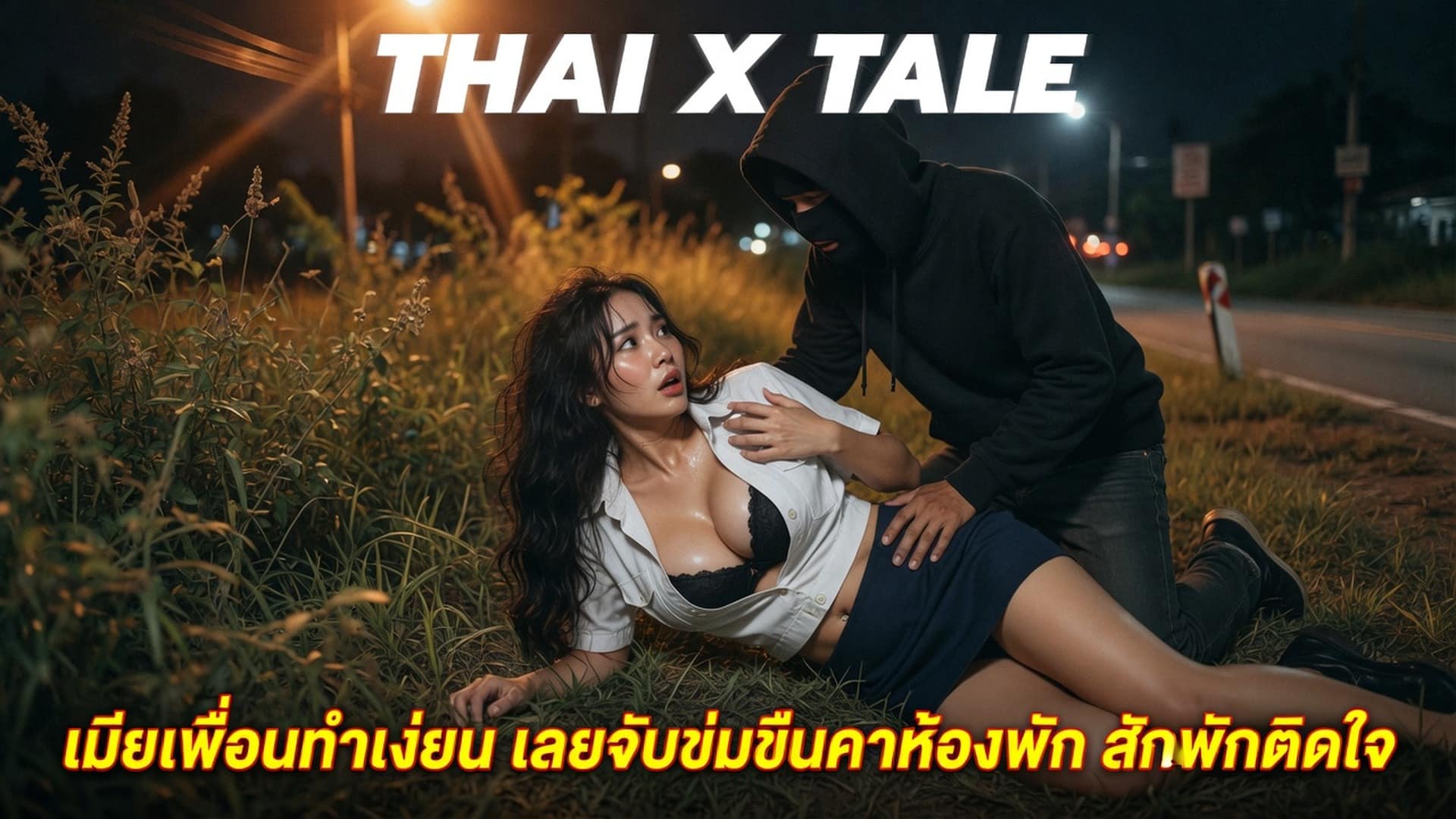 เมียเพื่อนทำเงี่ยน เลยจับข่มขืนคาห้องพัก สักพักติดใจ