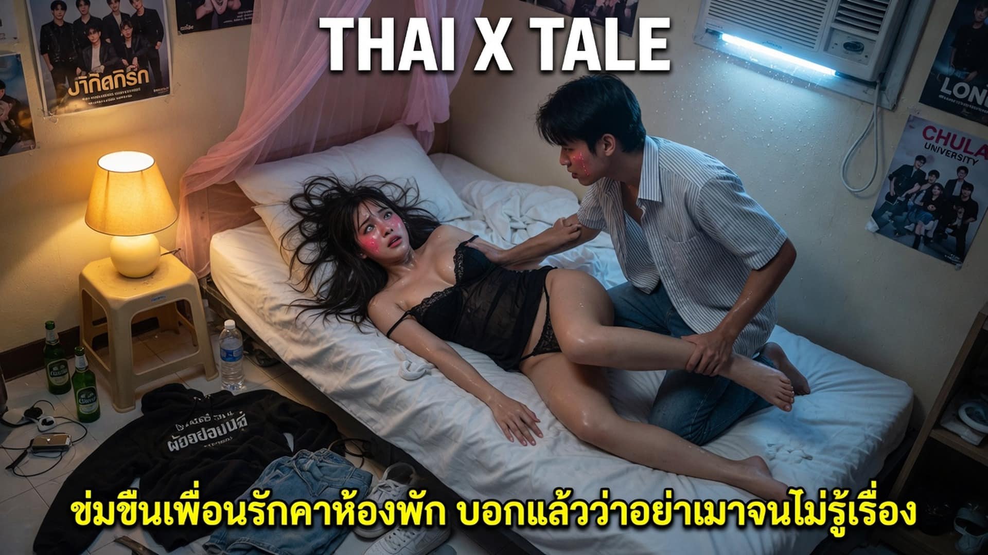 เรื่องเสียว ข่มขืนเพื่อนรักคาห้องพัก บอกแล้วว่าอย่าเมาจนไม่รู้เรื่อง | ThaiXTale