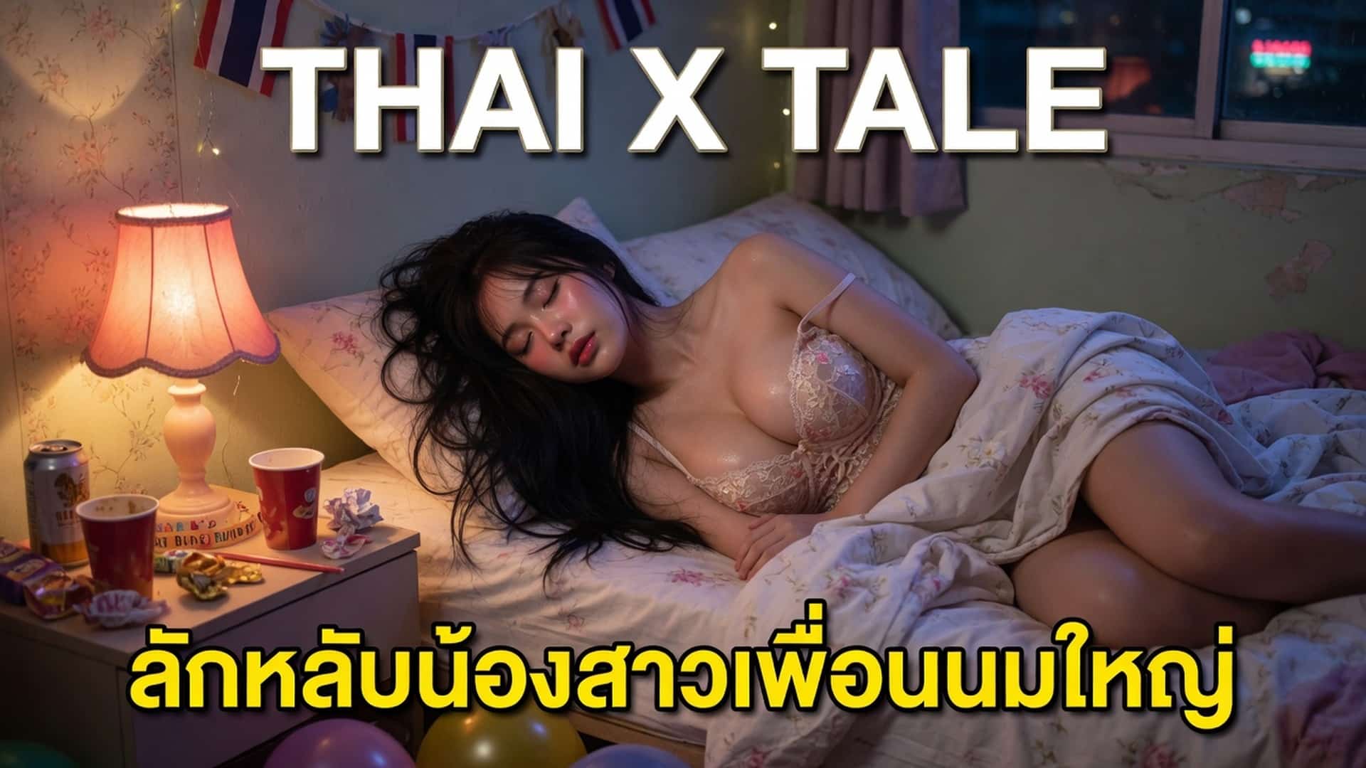 เรื่องเสียว ลักหลับน้องสาวเพื่อนนมใหญ่ หีอูม โดนมอมเหล้าจนภาพตัด เลยต้องจัดสักหนึ่งน้ำ | ThaiXTale