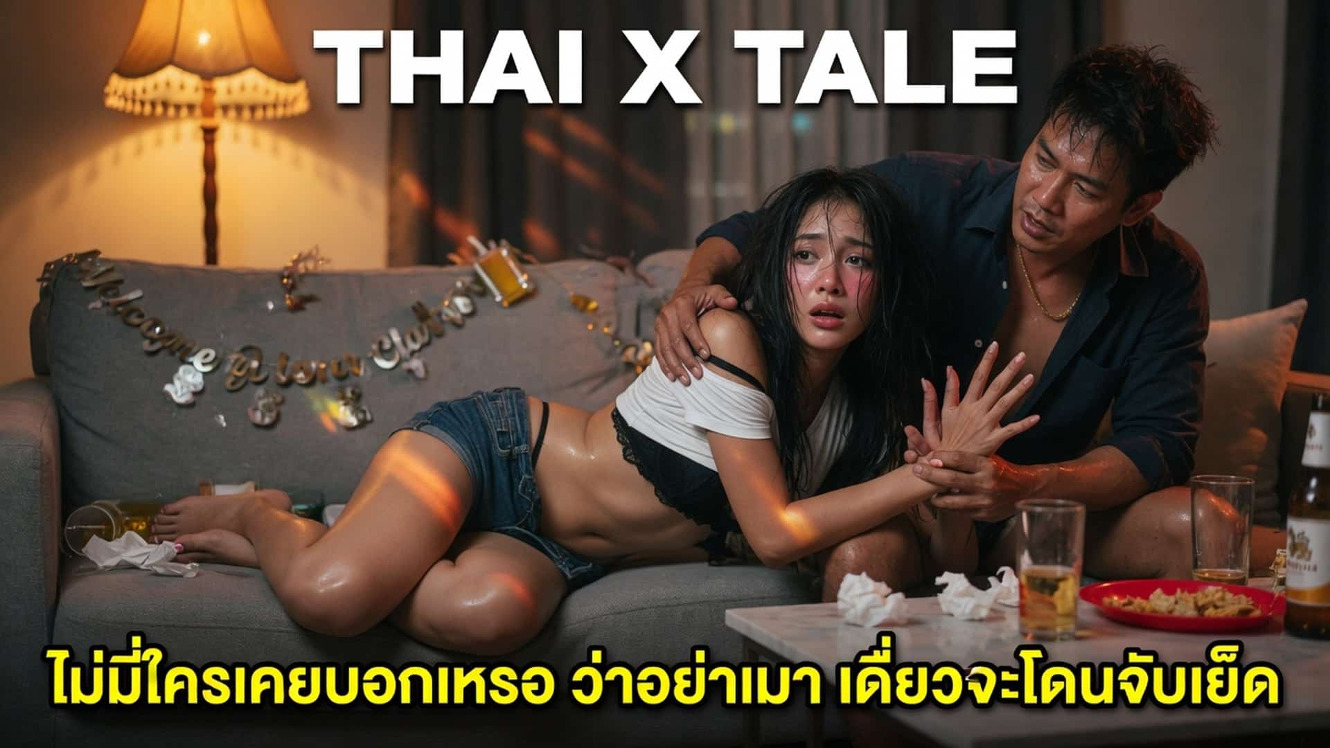 ไม่มีใครเคยบอกเหรอ ว่าอย่าเมา เดี๋ยวจะโดนจับเย็ด
