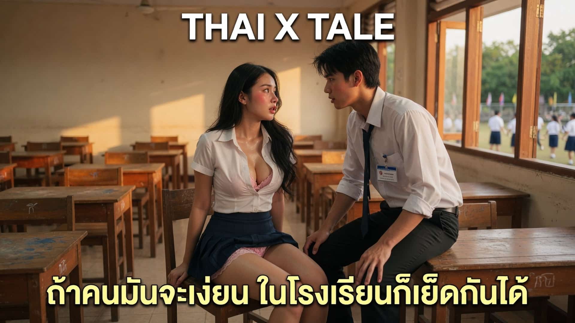 ถ้าคนมันจะเงี่ยน ในโรงเรียนก็เย็ดกันได้