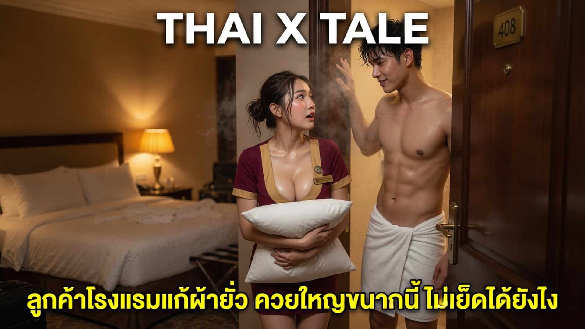 ลูกค้าโรงแรมแก้ผ้ายั่ว ควยใหญ่ขนาดนี้ ไม่เย็ดได้ยังไง