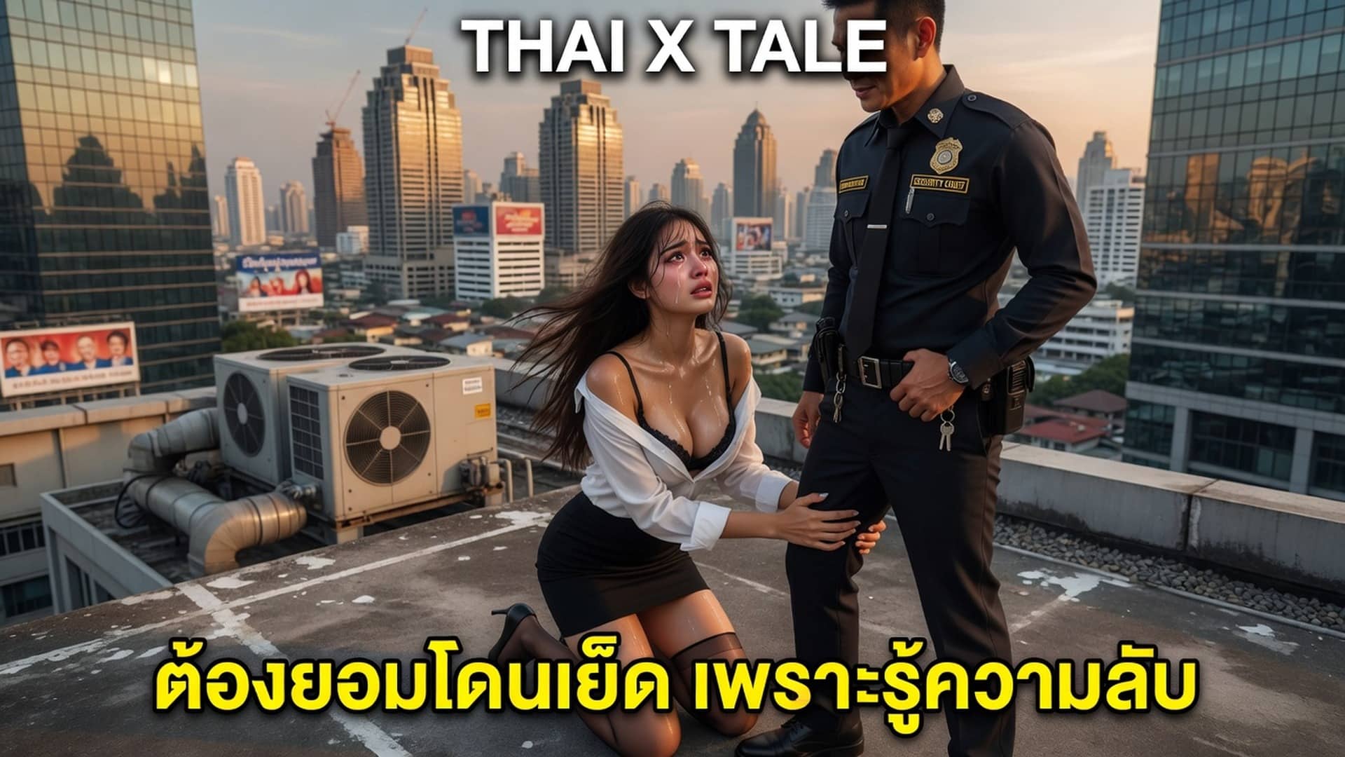 เรื่องเสียว ต้องยอมโดนเย็ด เพราะรู้ความลับ | ThaiXTale