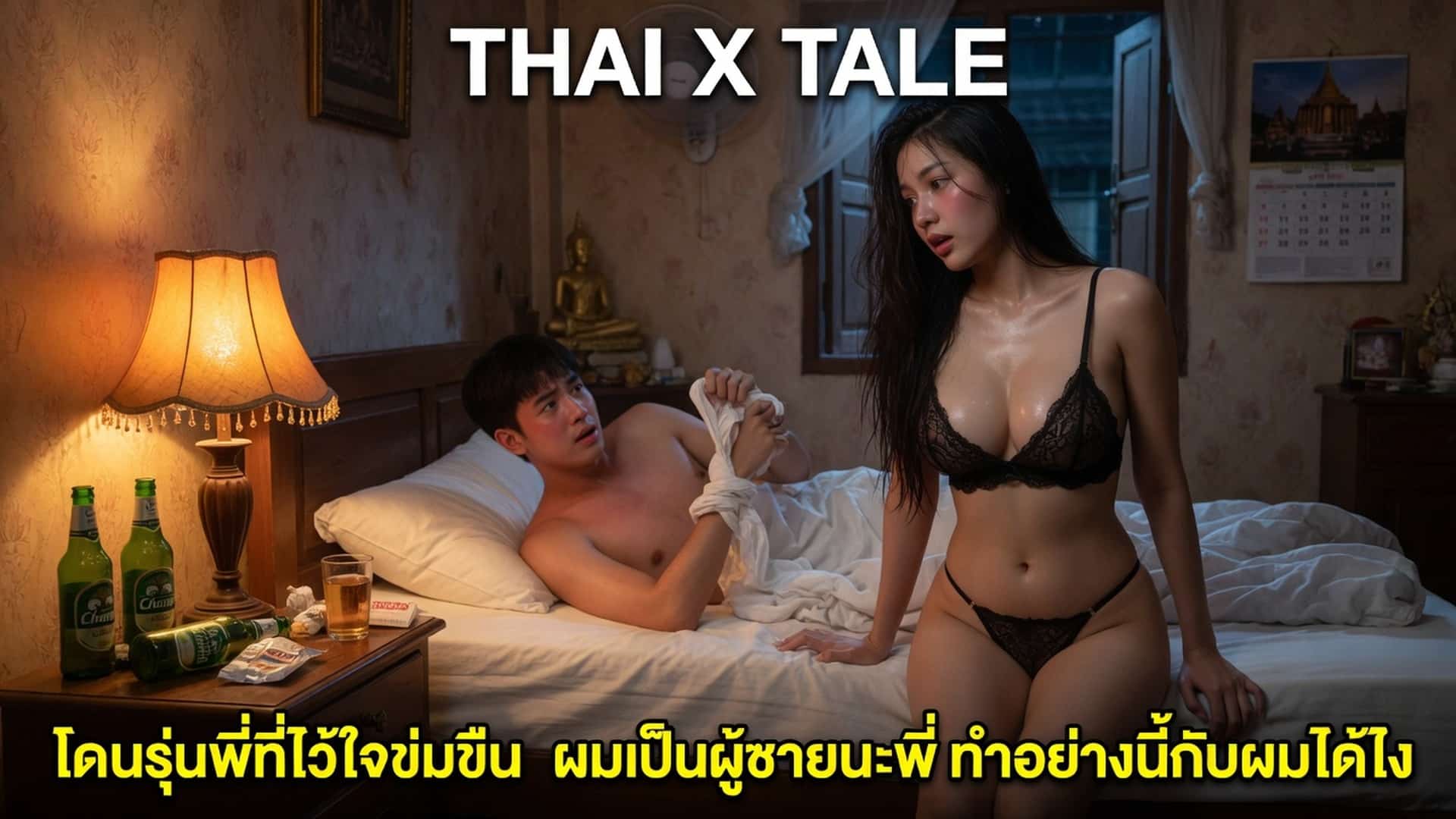 เรื่องเสียว โดนรุ่นพี่ที่ไว้ใจข่มขืน ผมเป็นผู้ชายนะพี่ ทำอย่างนี้กับผมได้ไง เห็นควยใหญ่แล้วเงี่ยนเหรอ ? | ThaiXTale