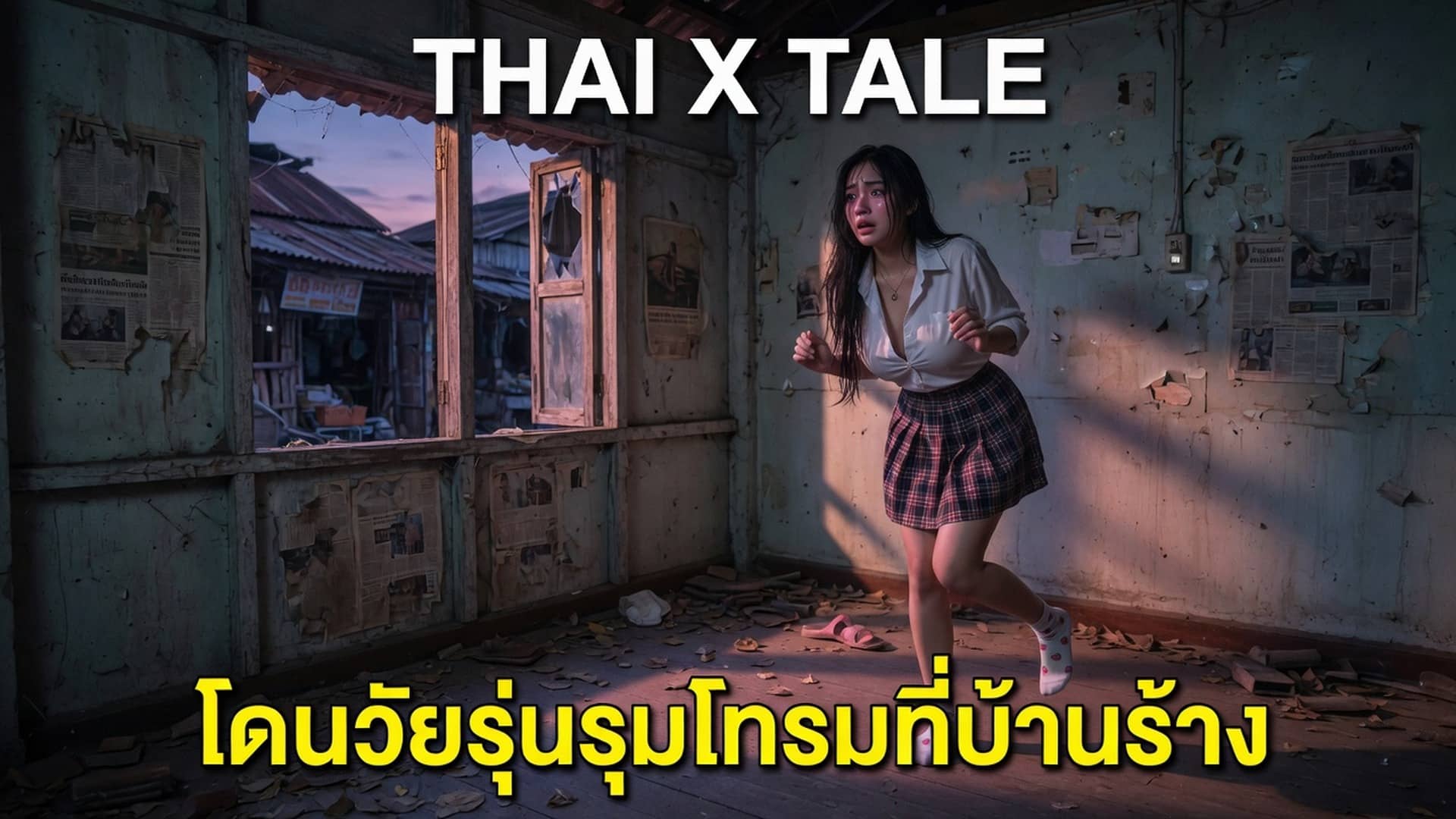 โดนวัยรุ่นรุมโทรมที่บ้านร้าง
