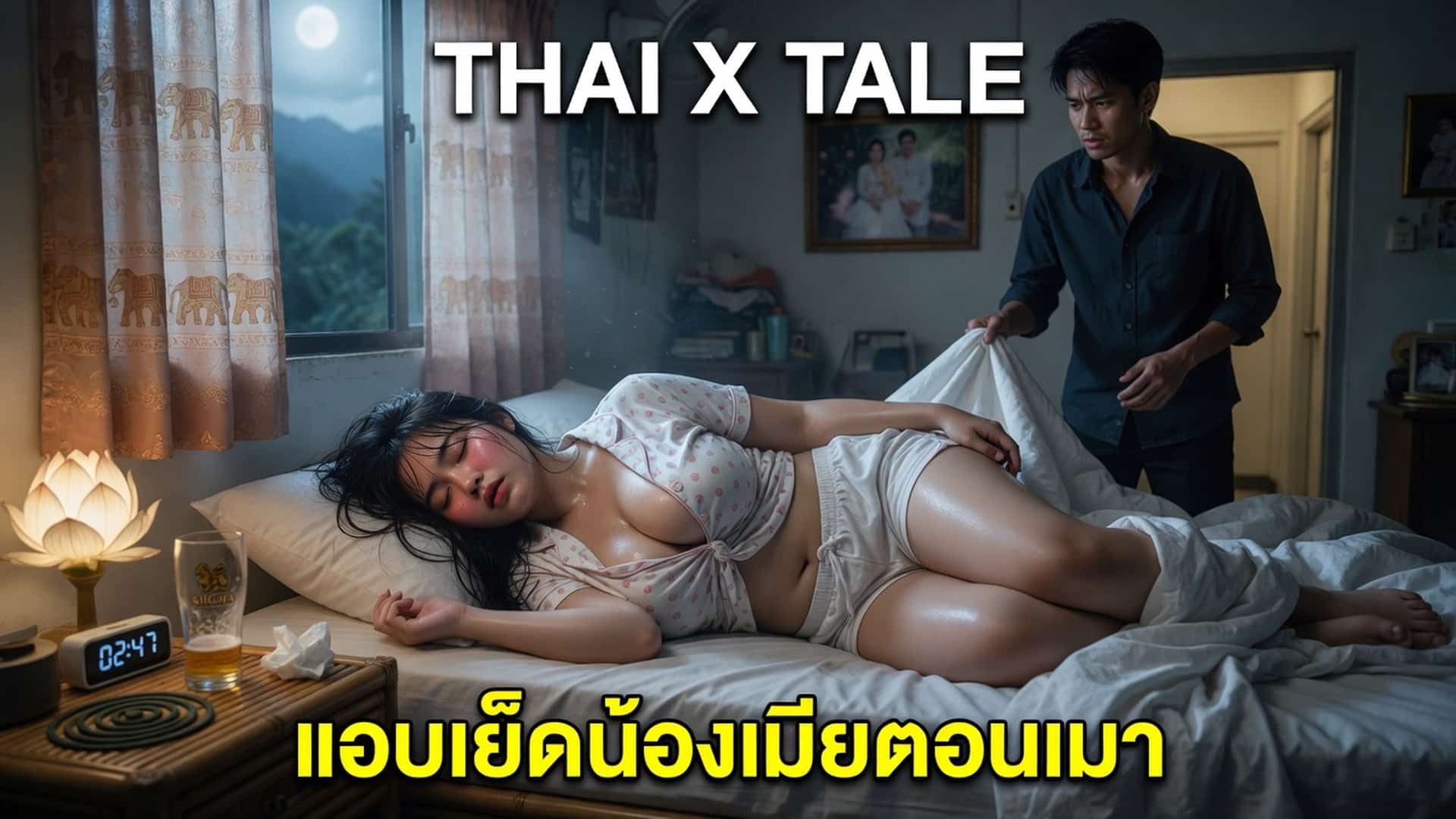 แอบเย็ดน้องเมียตอนเมา