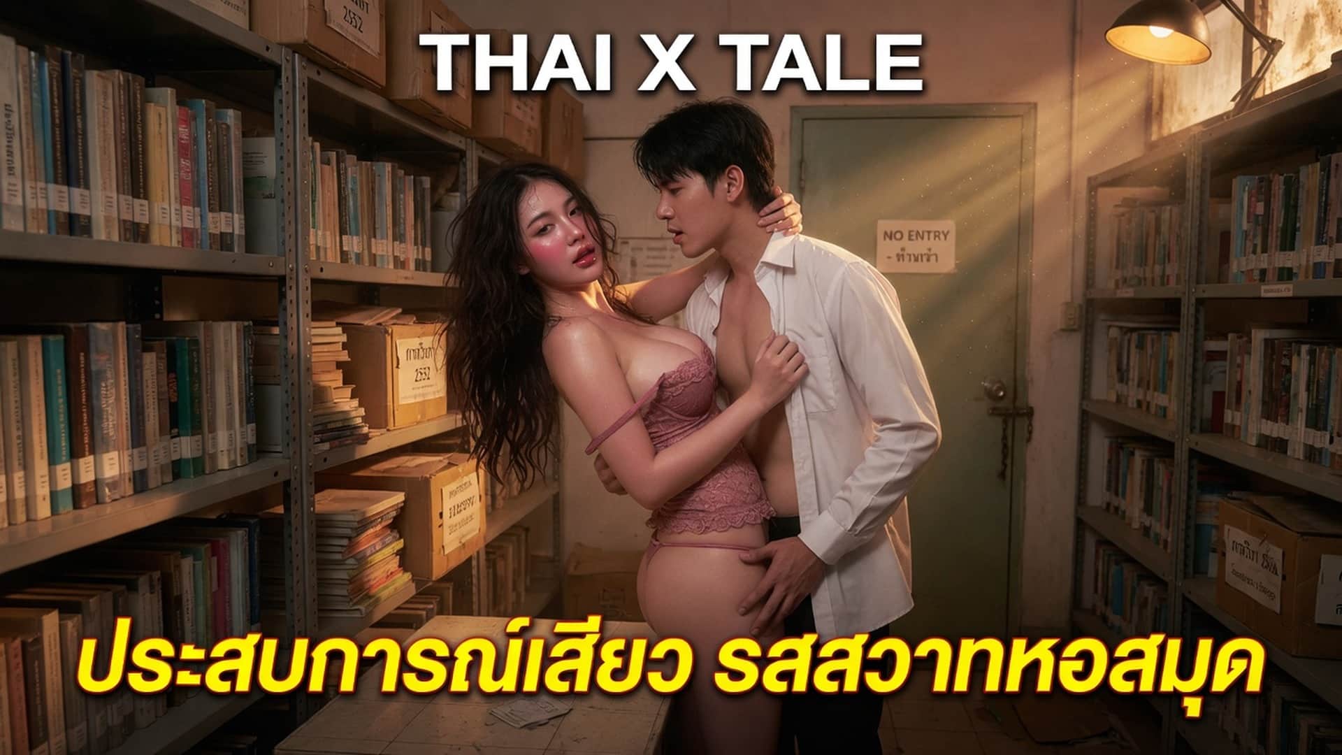เรื่องเสียว ประสบการณ์เสียว รสสวาทหอสมุด | ThaiXTale