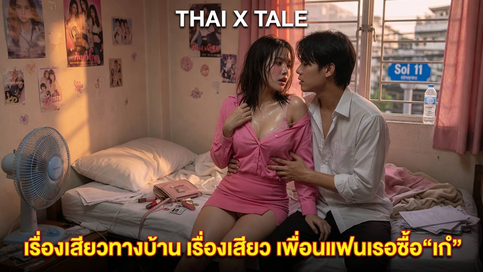 เรื่องเสียว เรื่องเสียวทางบ้าน เรื่องเสียว เพื่อนแฟนเธอชื่อ”เก๋” | ThaiXTale